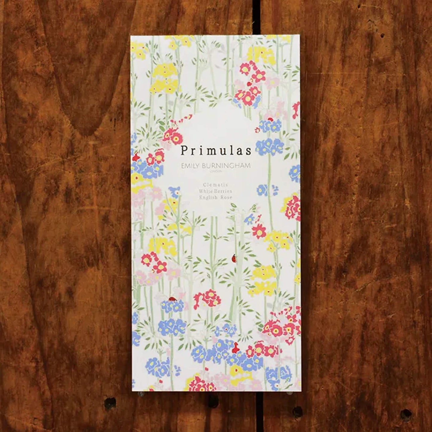 Cozyca Ippitsusen Letter Pad - Primulas - Ippitsusen
