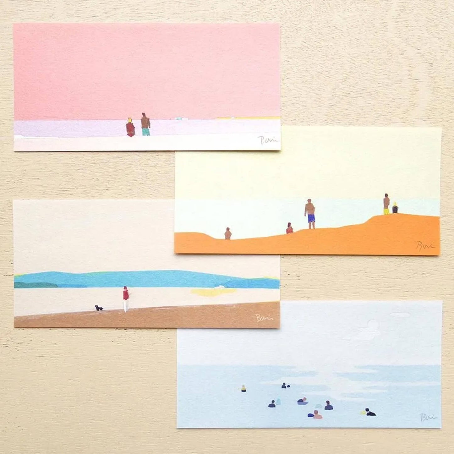 Cozyca Ippitsusen Letter Pad - Seaside - Ippitsusen