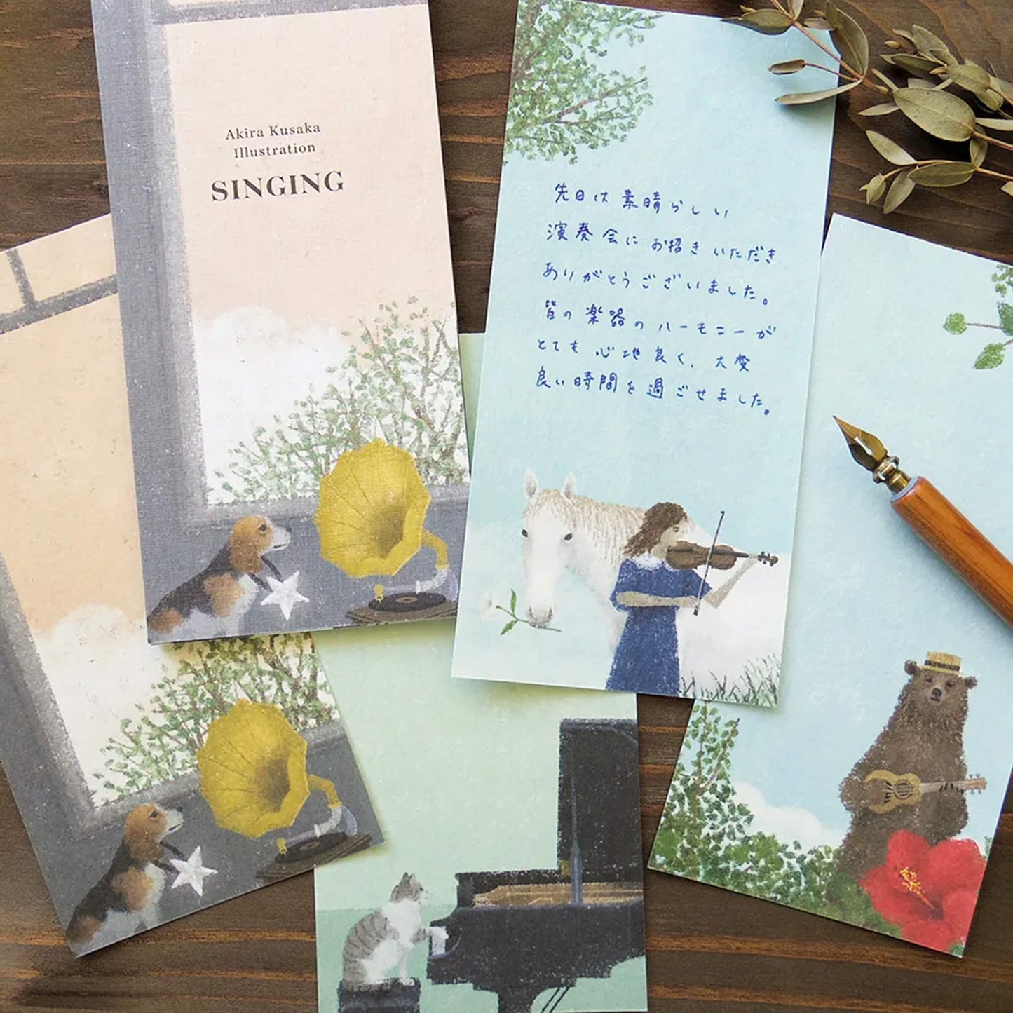 Cozyca Ippitsusen Letter Pad - Singing - Ippitsusen