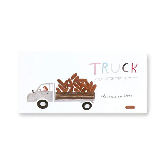 Cozyca Ippitsusen Letter Pad - Truck - Ippitsusen