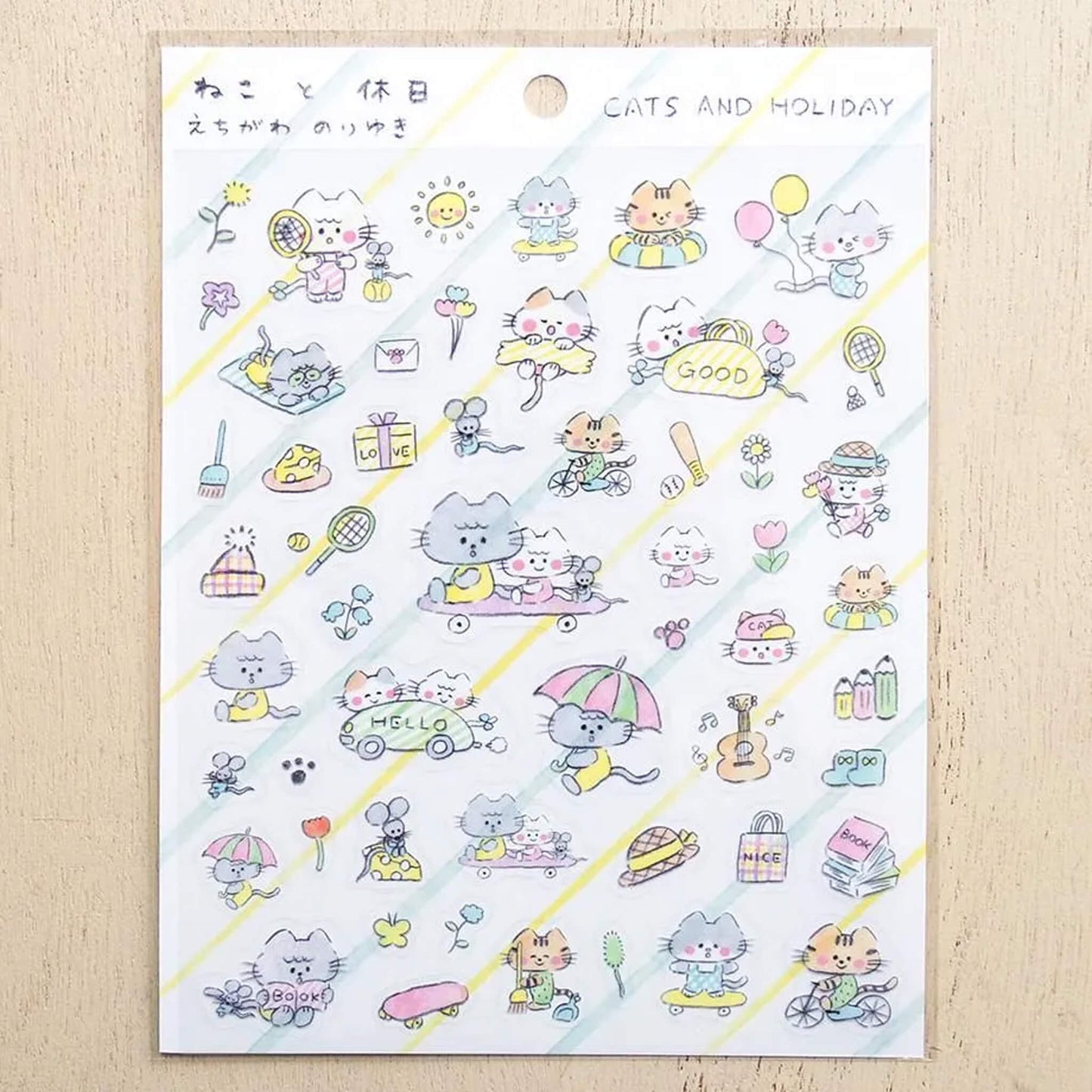 Cozyca Sticker Seal - Cat and Holiday - Sticker Sheets