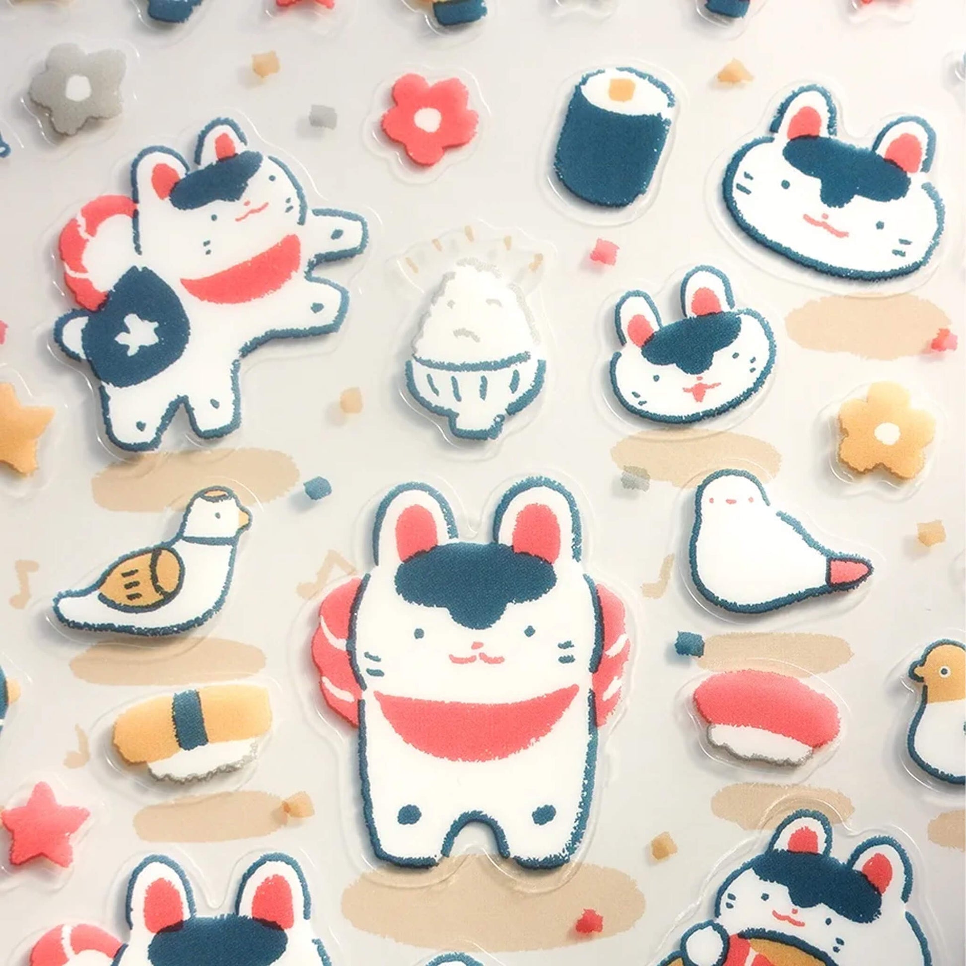 Cozyca Sticker Seal - Festival Dog Hariko - Sticker Sheets