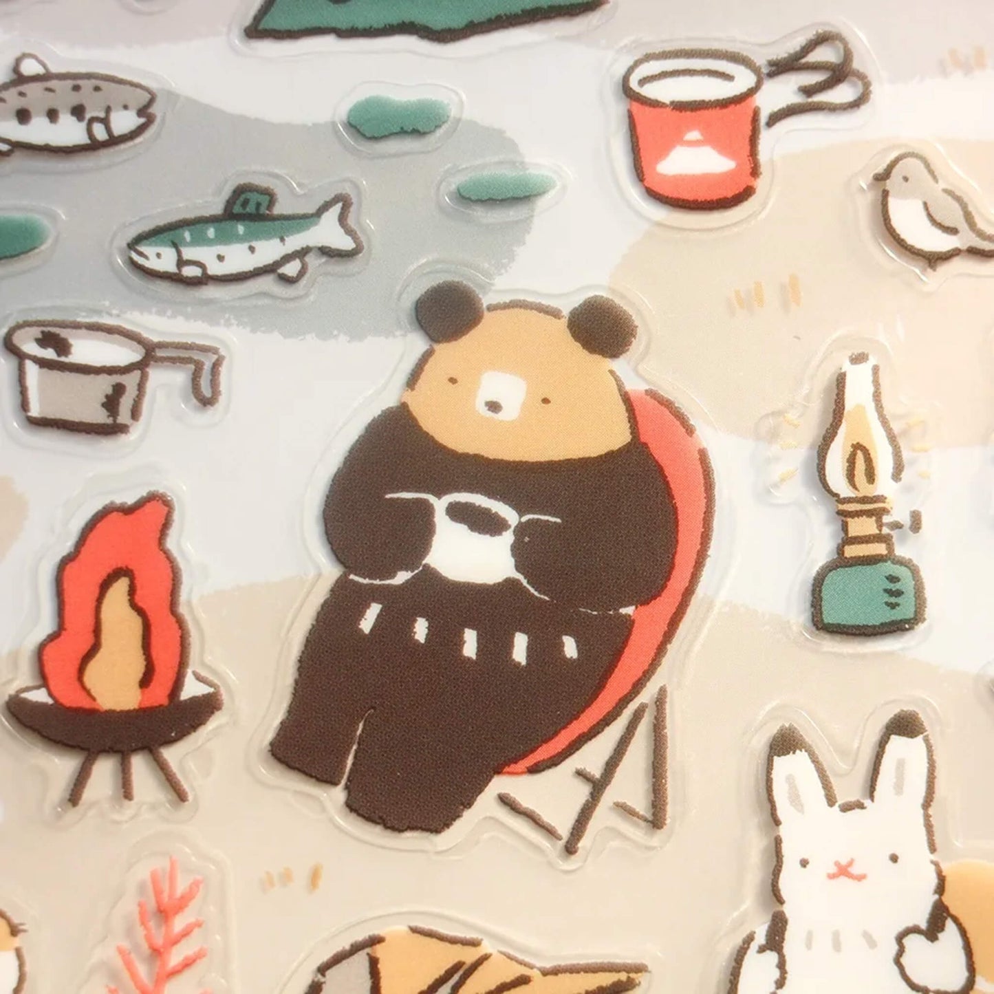 Cozyca Sticker Seal - Fun Camping - Sticker Sheets