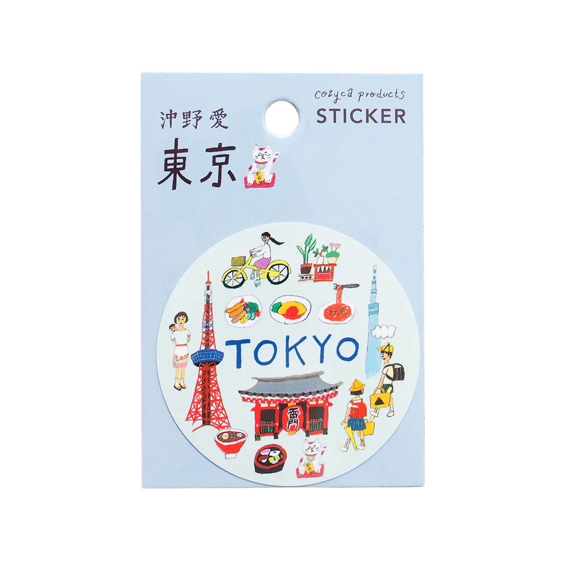 Cozyca Waterproof Sticker - Ai Okino Series - Tokyo - Flake Stickers