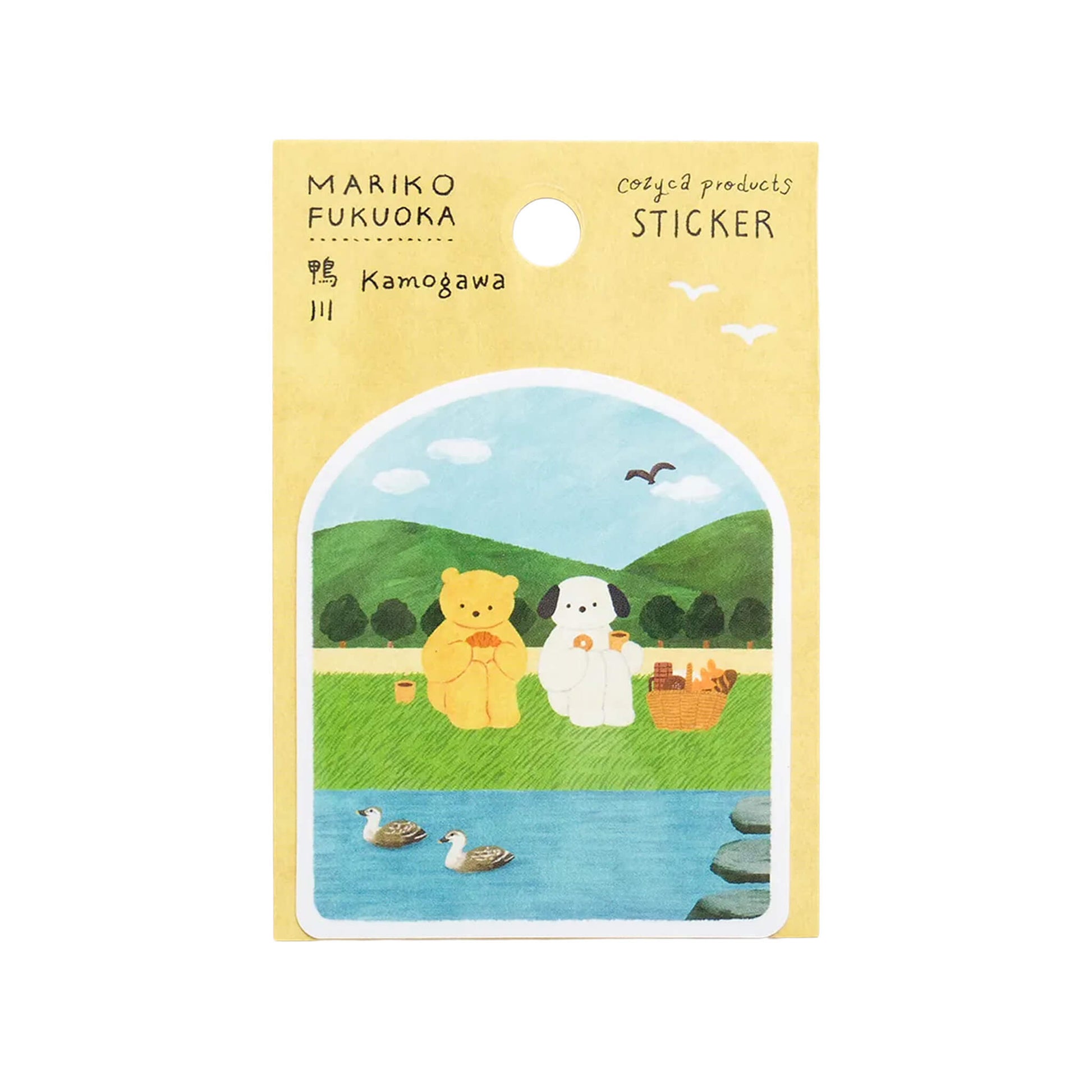 Cozyca Waterproof Sticker - Mariko Fukuoka Series - Kamogawa - Flake Stickers