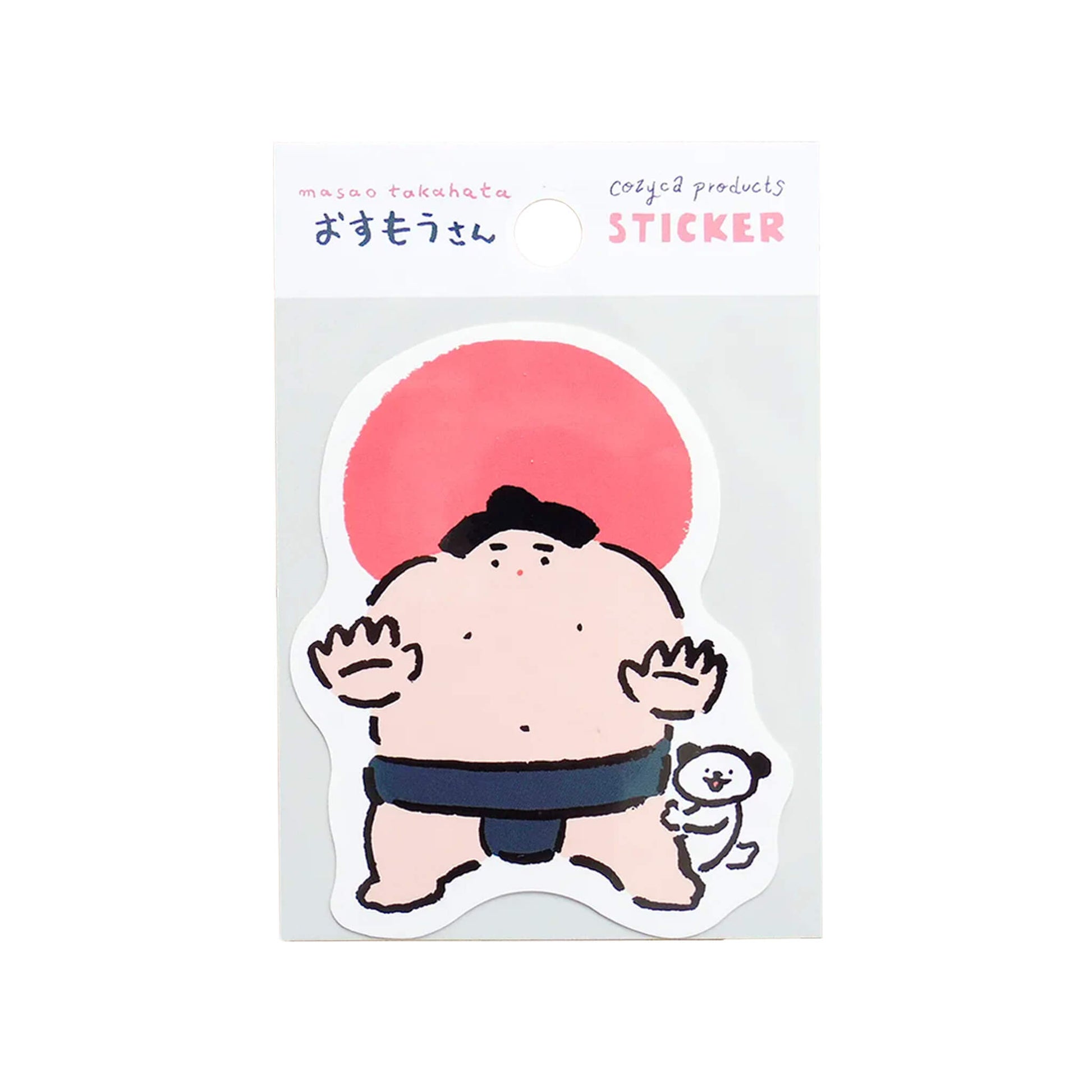 Cozyca Waterproof Sticker - Masao Takahata Series - Sumo Wrestler - Flake Stickers