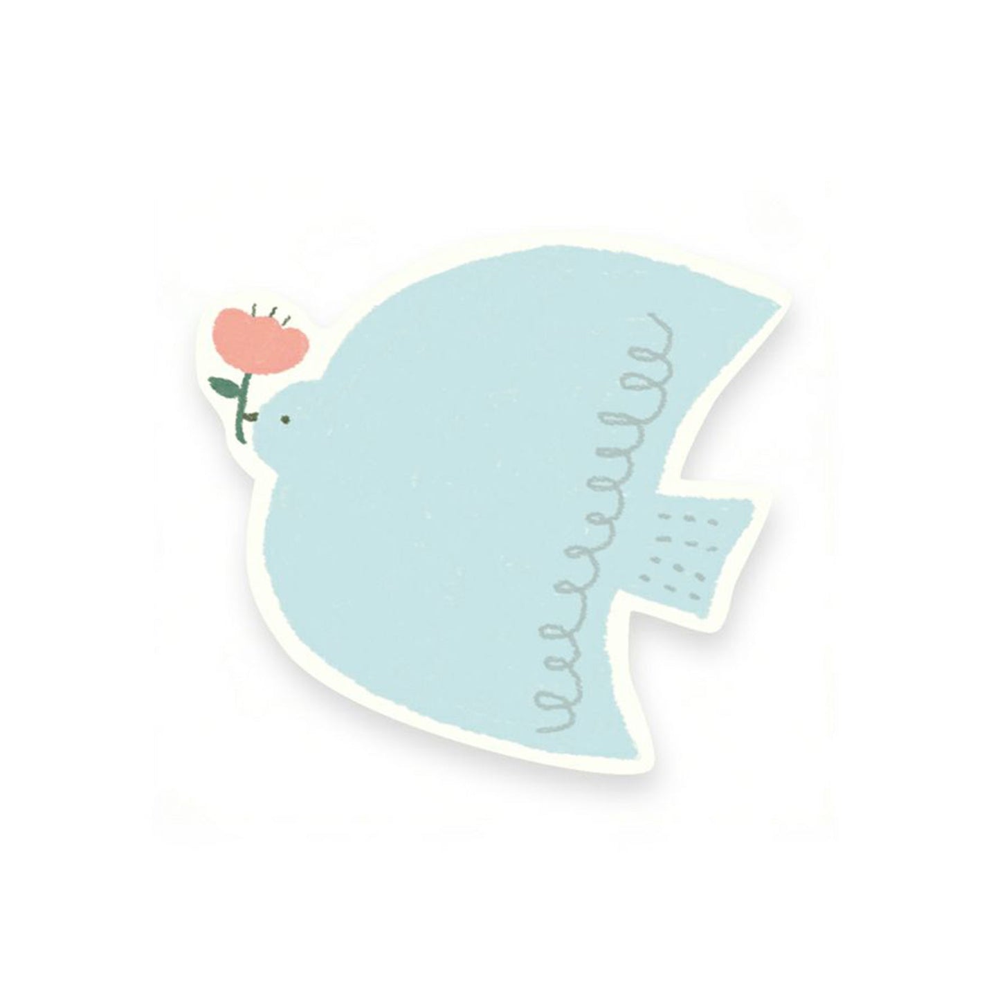 Furukawa Die Cut Sticky Notes - Little Bird - Sticky Notes