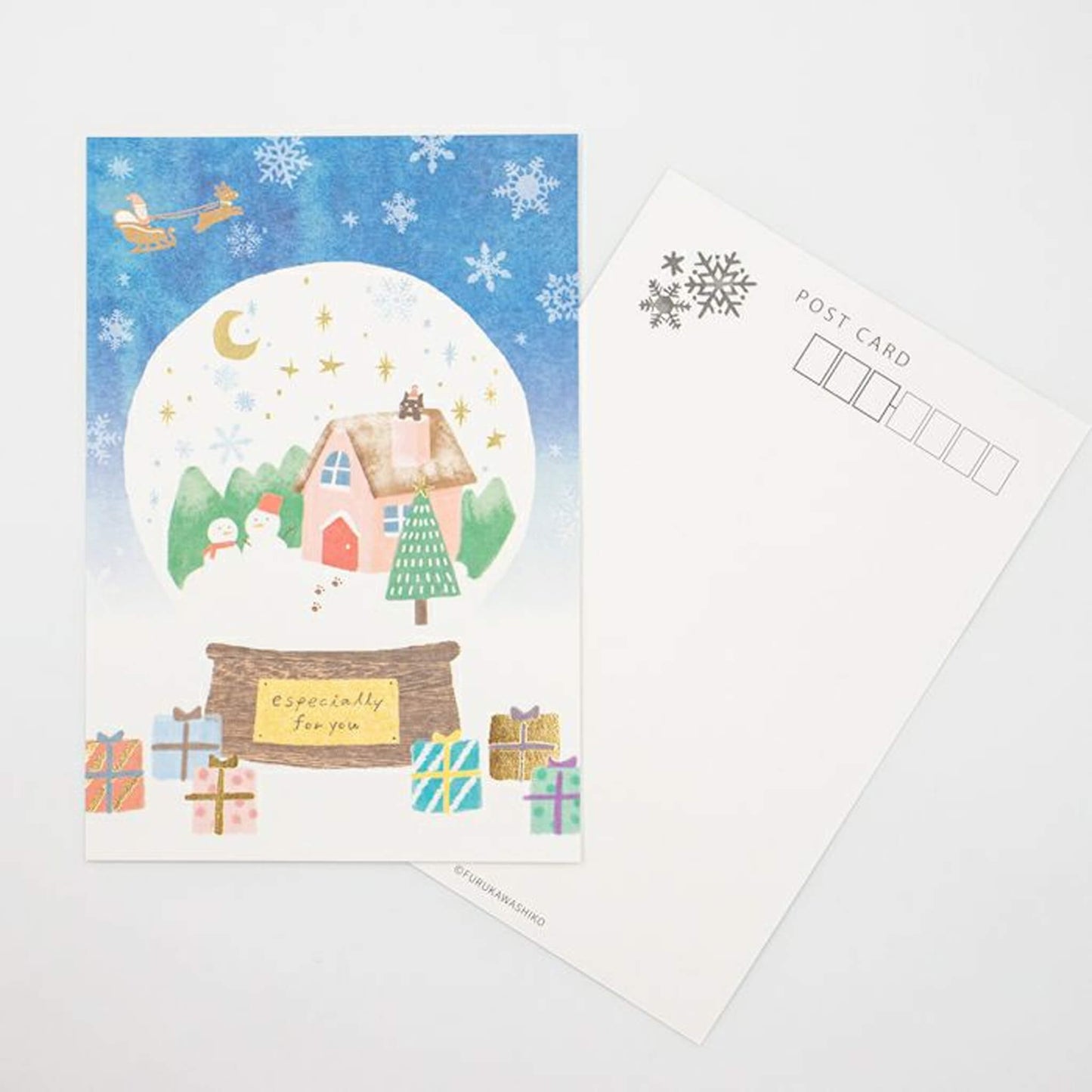 Furukawa Postcard Wa - Life 2024 Winter Limited - Snow Dome - Postcards