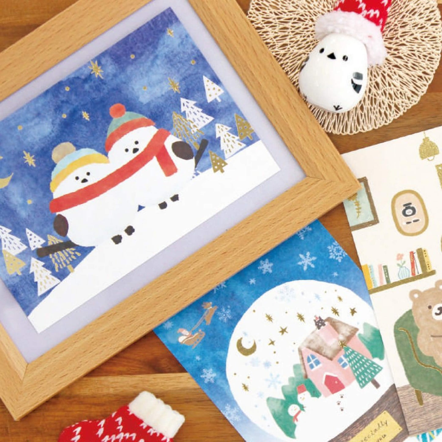 Furukawa Postcard Wa - Life 2024 Winter Limited - Snow Dome - Postcards