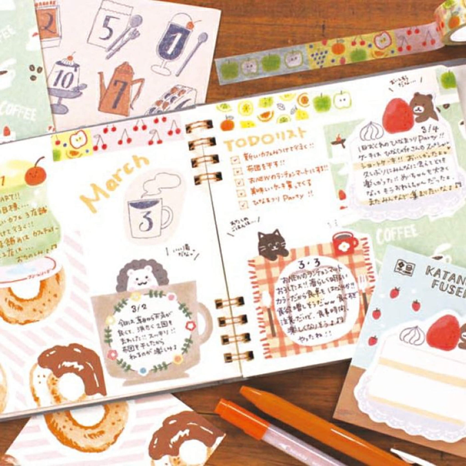 Furukawa Shiko Die Cut Sticky Notes - Table - Sticky Notes