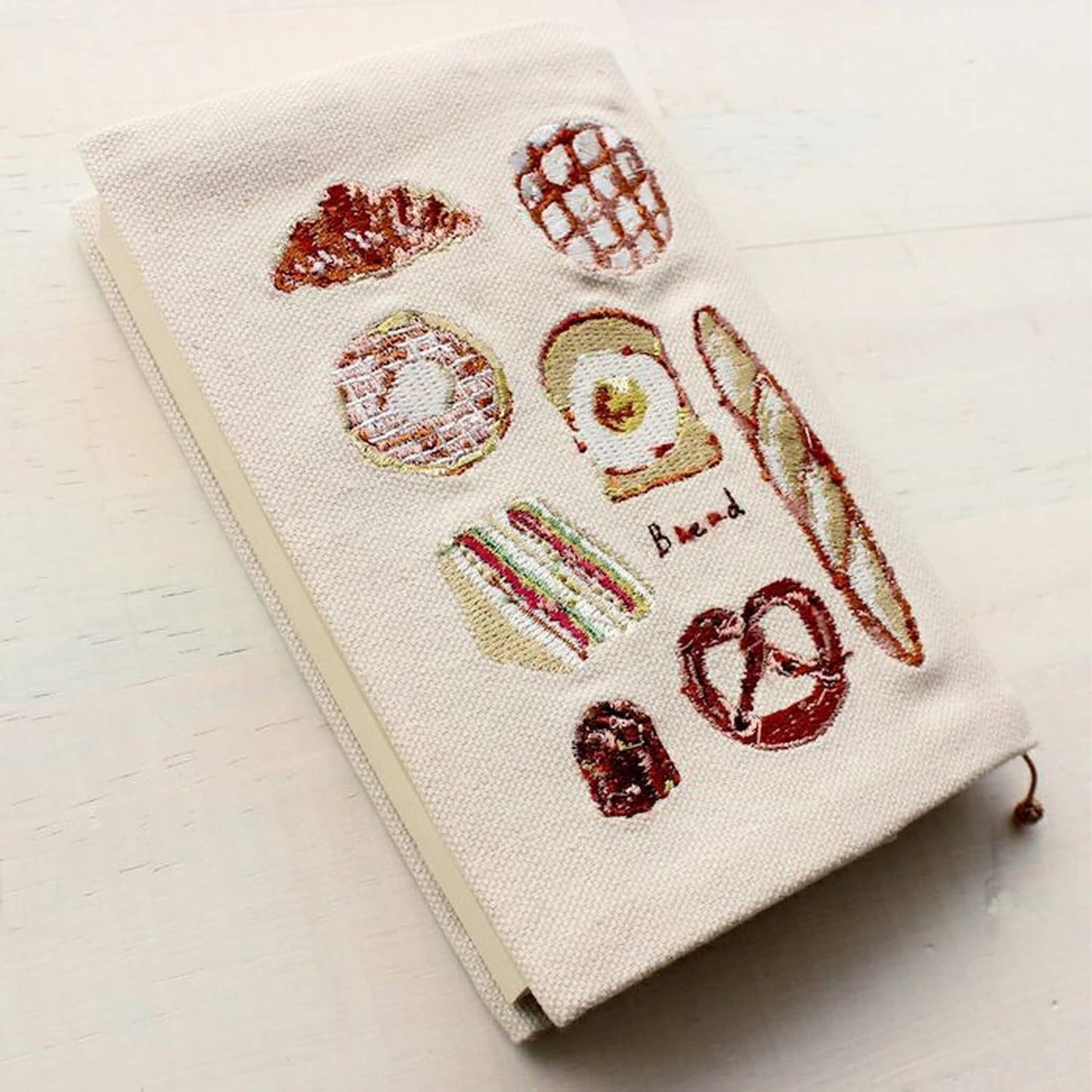 Furukawa Shiko Embroidered Book Cover A6 - Bun - Hontowatashi - Book Covers