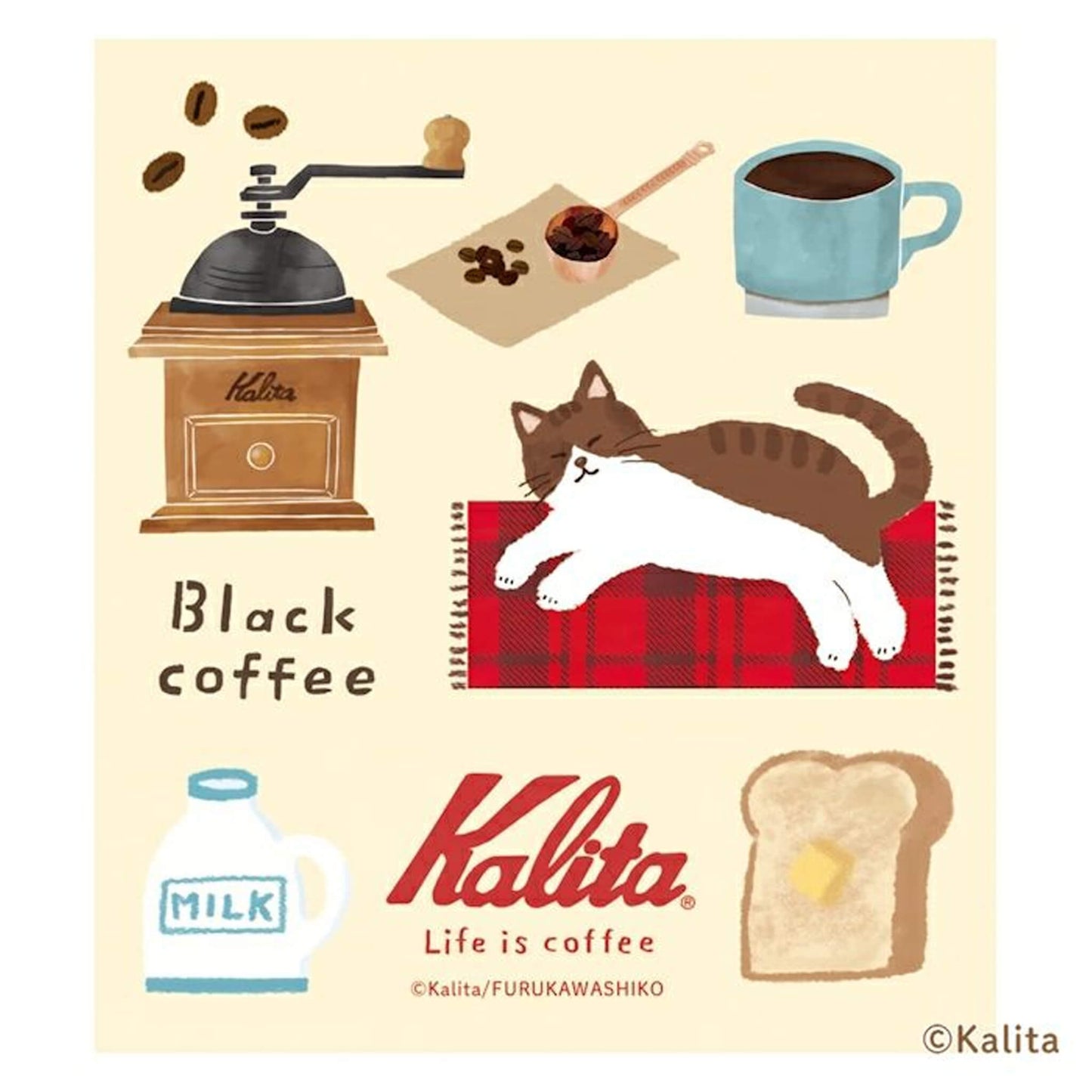 Furukawa Shiko × Kalita Memo Pad - Black Coffee - Memo Pads