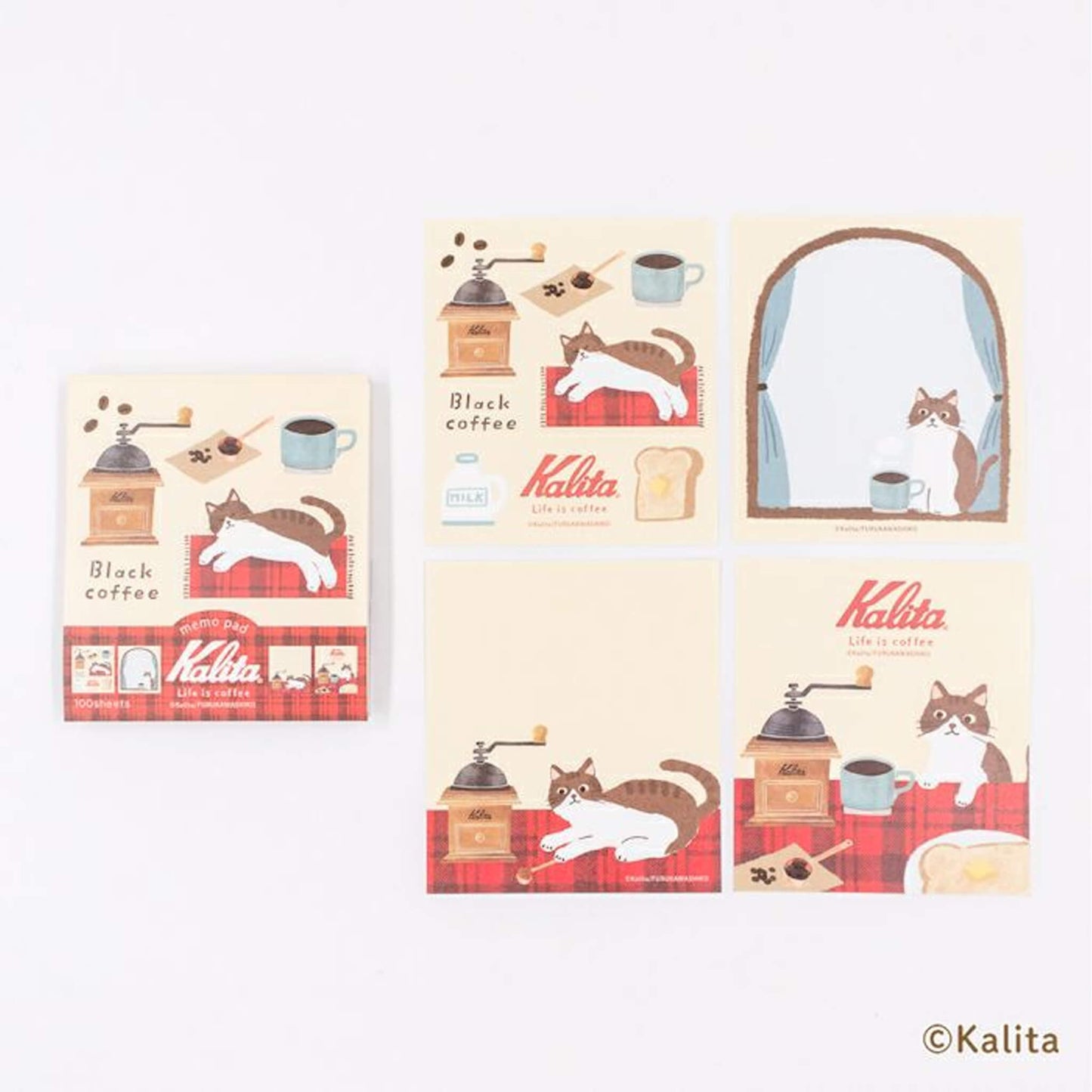 Furukawa Shiko × Kalita Memo Pad - Black Coffee - Memo Pads