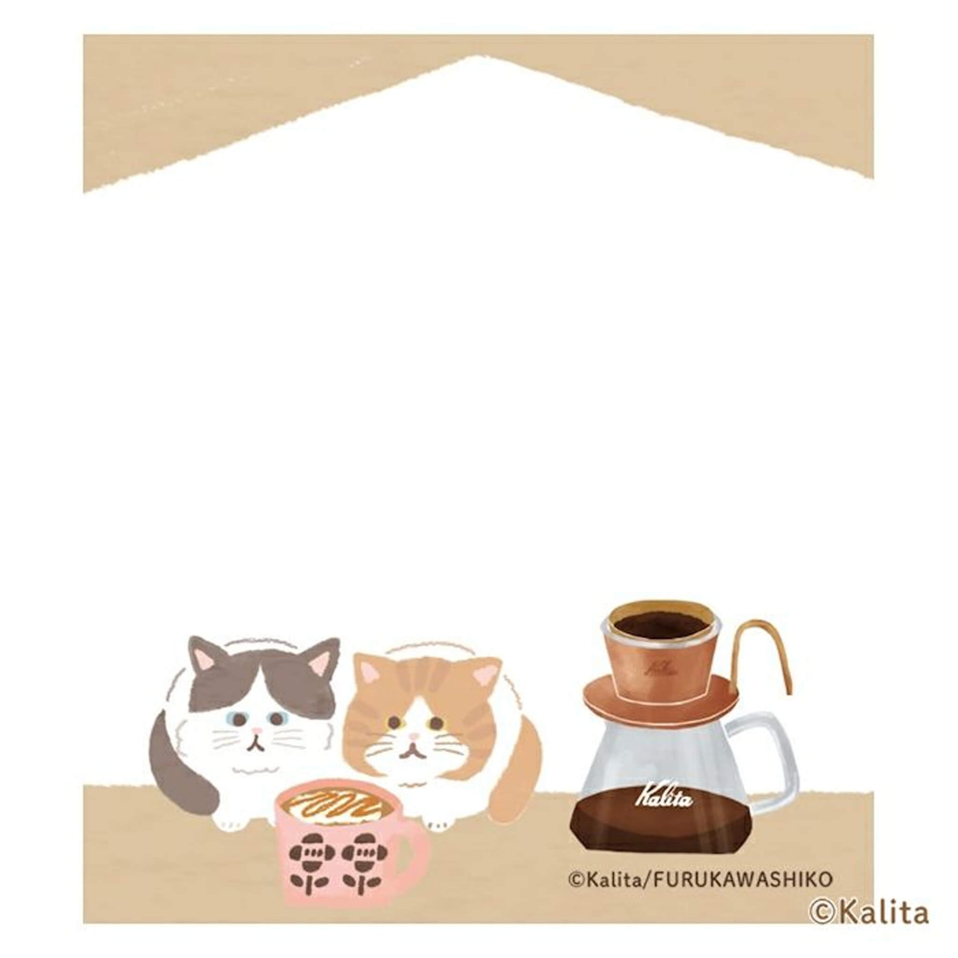 Furukawa Shiko × Kalita Memo Pad - Caramel Coffee - Memo Pads