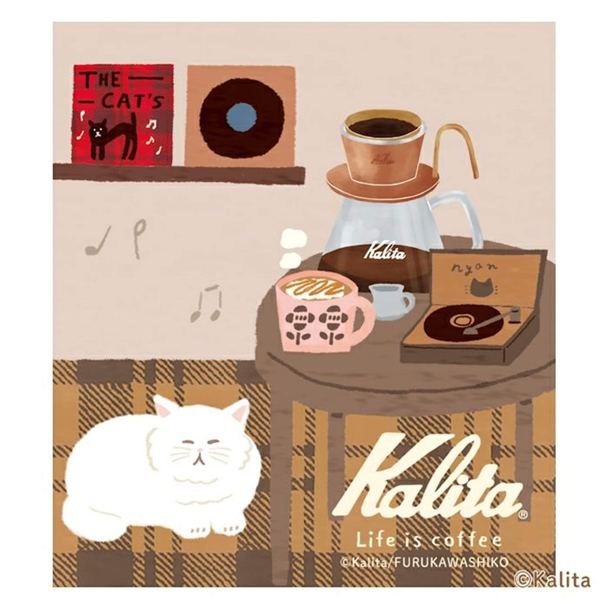Furukawa Shiko × Kalita Memo Pad - Caramel Coffee - Memo Pads