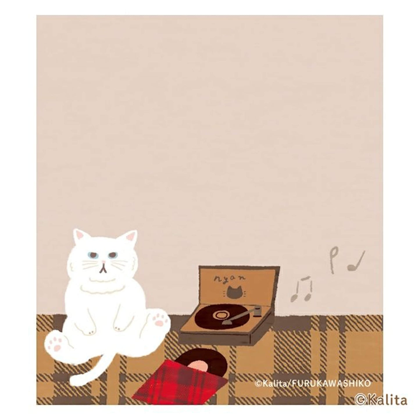 Furukawa Shiko × Kalita Memo Pad - Caramel Coffee - Memo Pads
