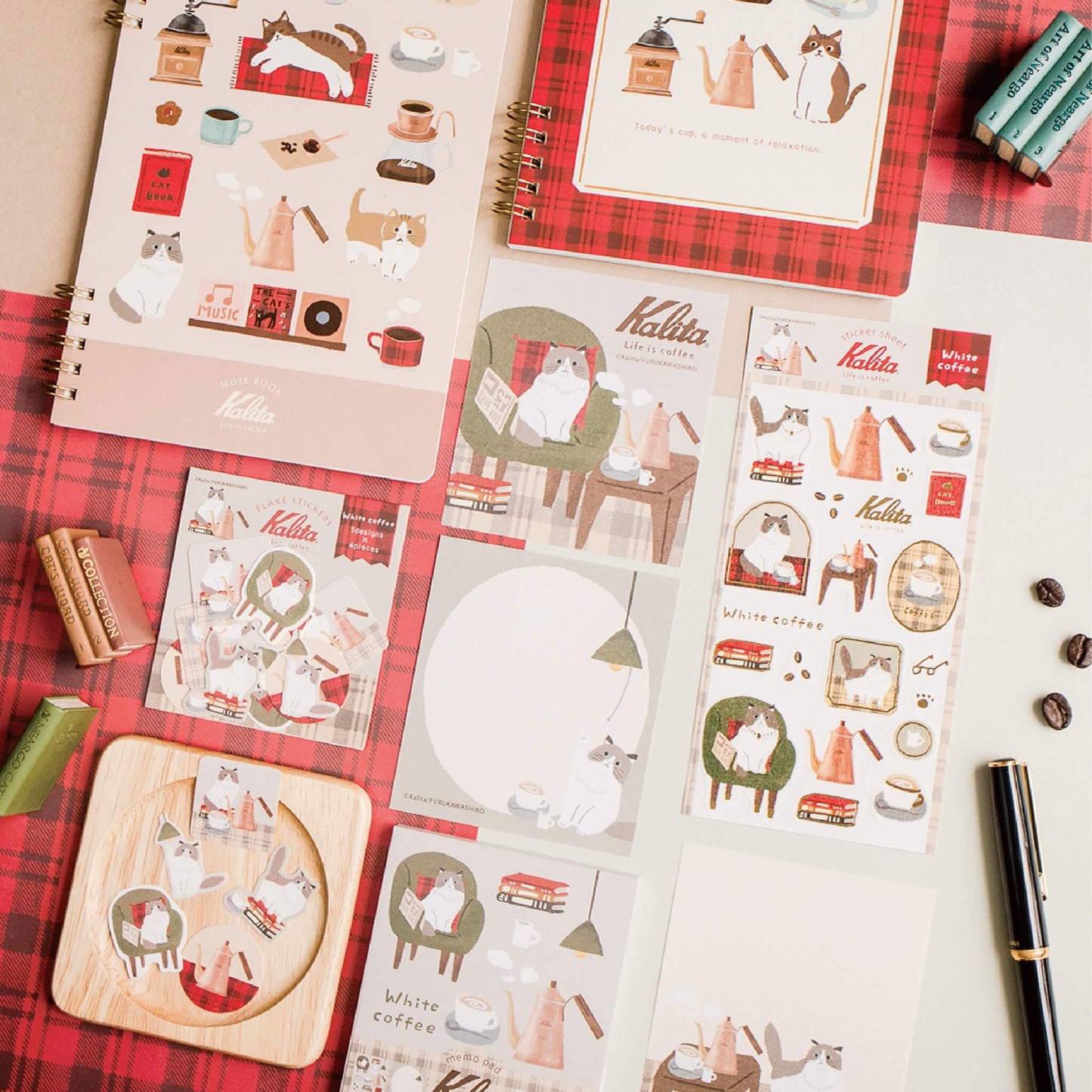 Furukawa Shiko × Kalita Memo Pad - White Coffee - Memo Pads