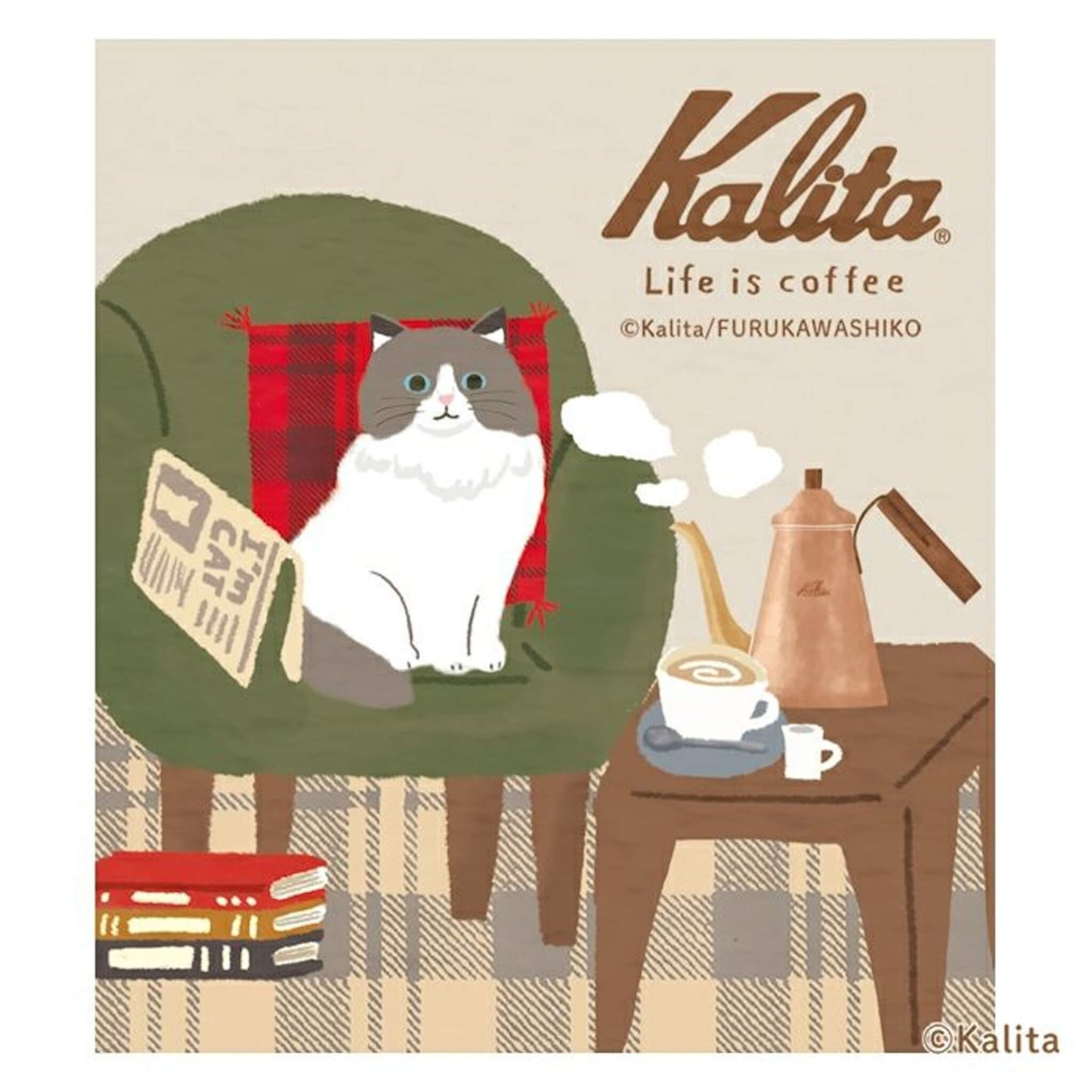 Furukawa Shiko × Kalita Memo Pad - White Coffee - Memo Pads