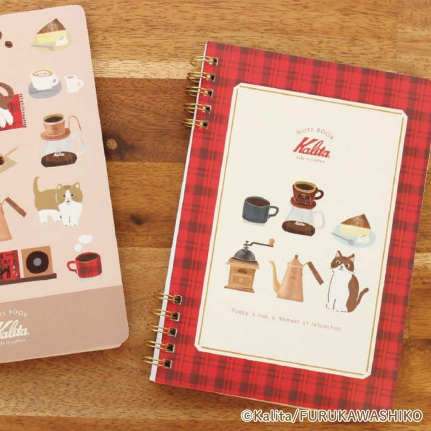 Furukawa Shiko × Kalita Ring Notebook (B6) Design A - Notebooks