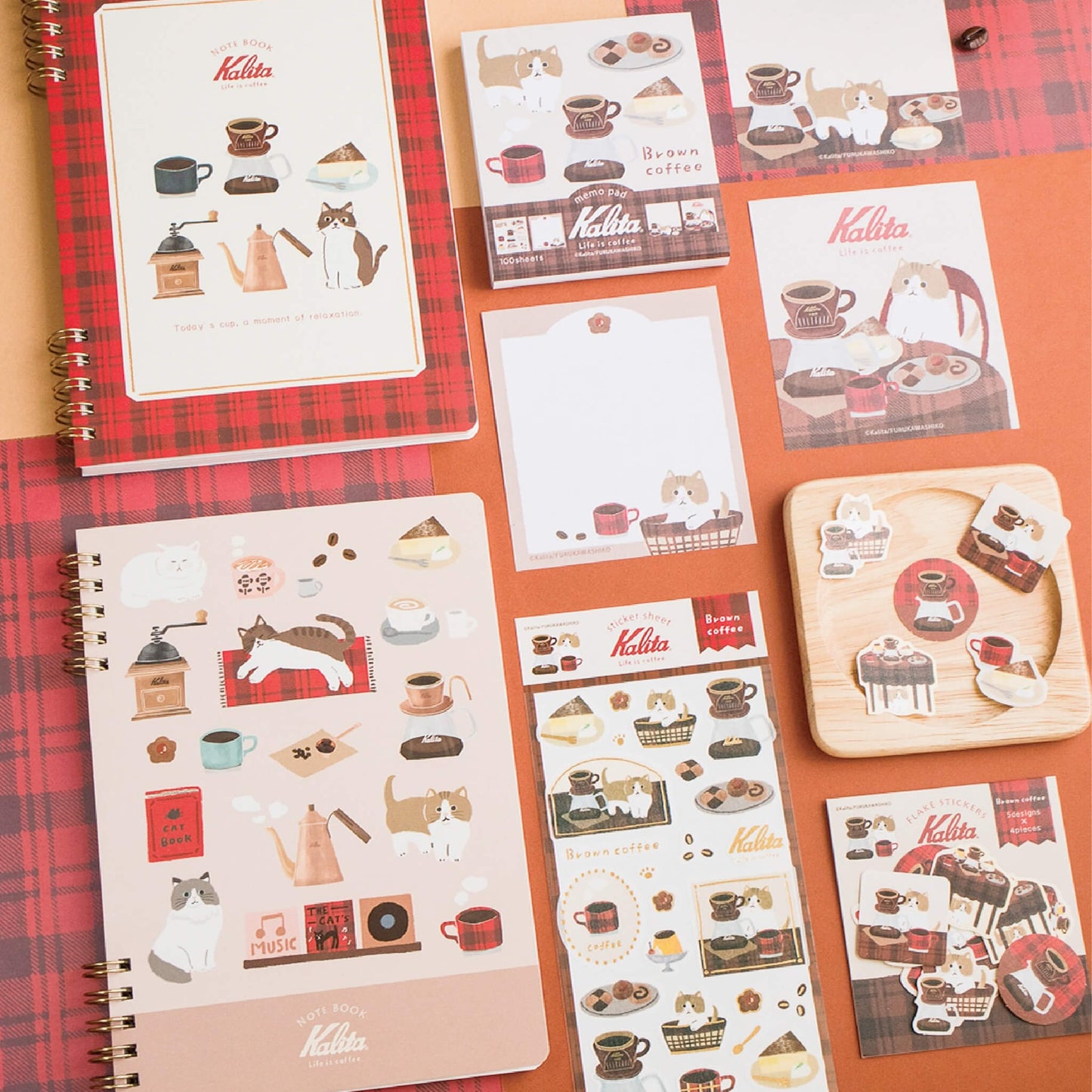Furukawa Shiko × Kalita Ring Notebook (B6) Design A - Notebooks