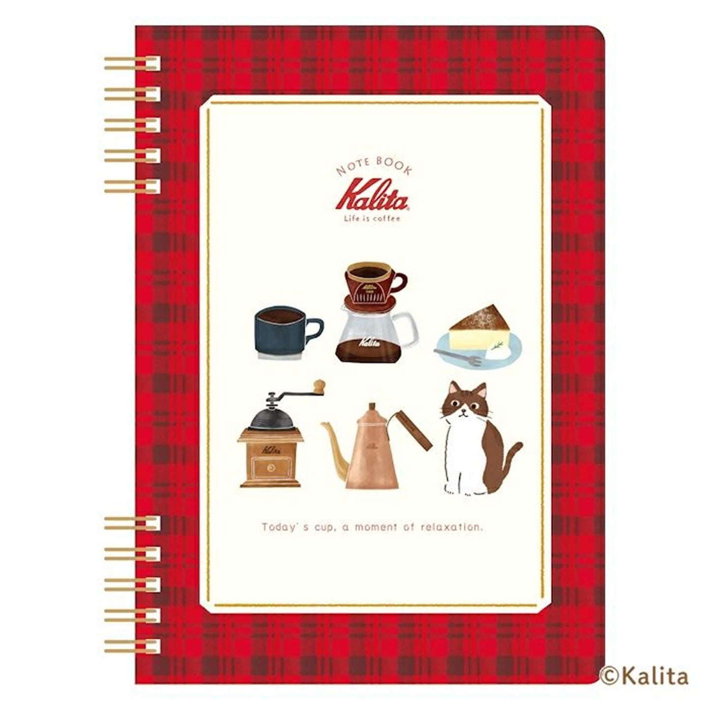 Furukawa Shiko × Kalita Ring Notebook (B6) Design A - Notebooks