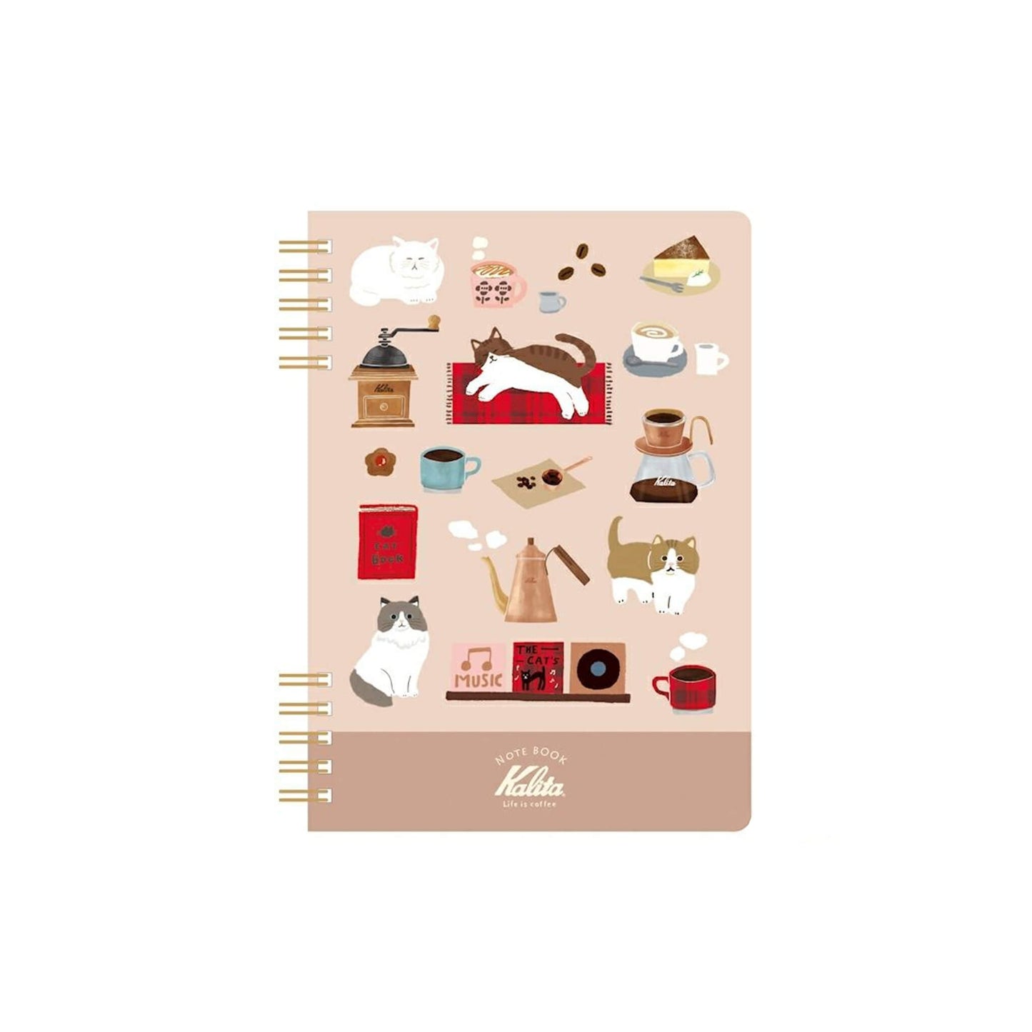 Furukawa Shiko × Kalita Ring Notebook (B6) Design B - Notebooks