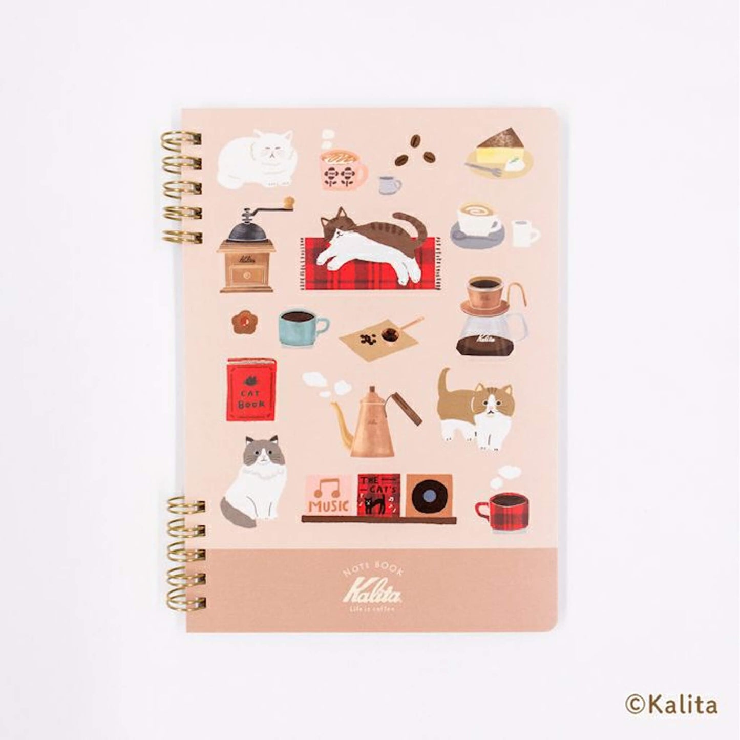 Furukawa Shiko × Kalita Ring Notebook (B6) Design B - Notebooks