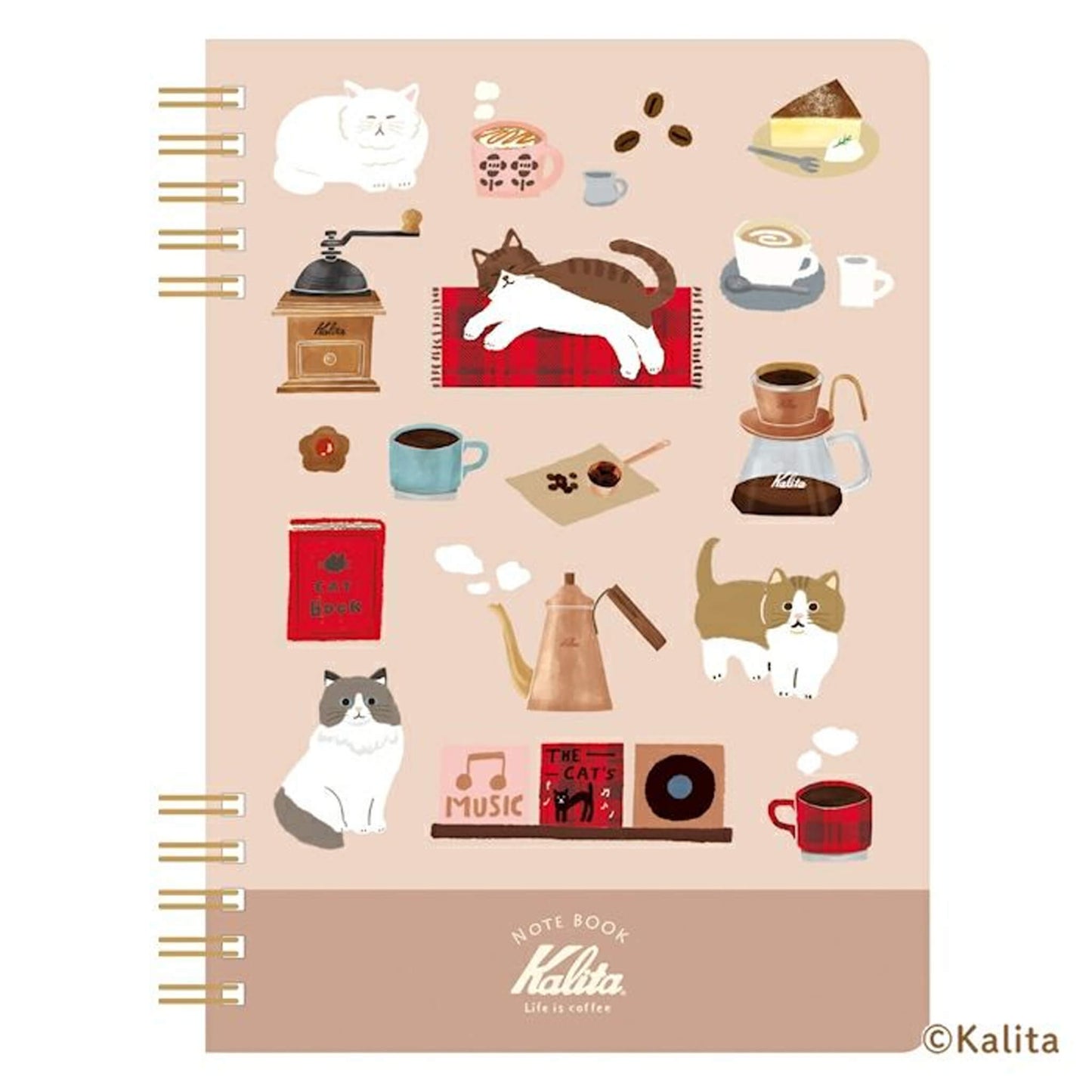 Furukawa Shiko × Kalita Ring Notebook (B6) Design B - Notebooks