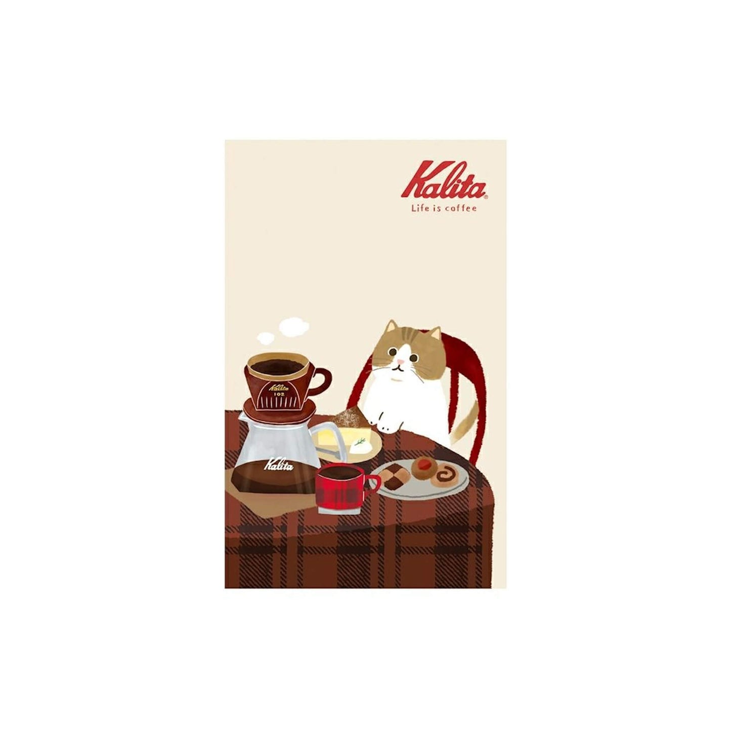 Furukawa Shiko × Kalita Saddle - Stitch Notebook (B6) - Brown Coffee - Notebooks