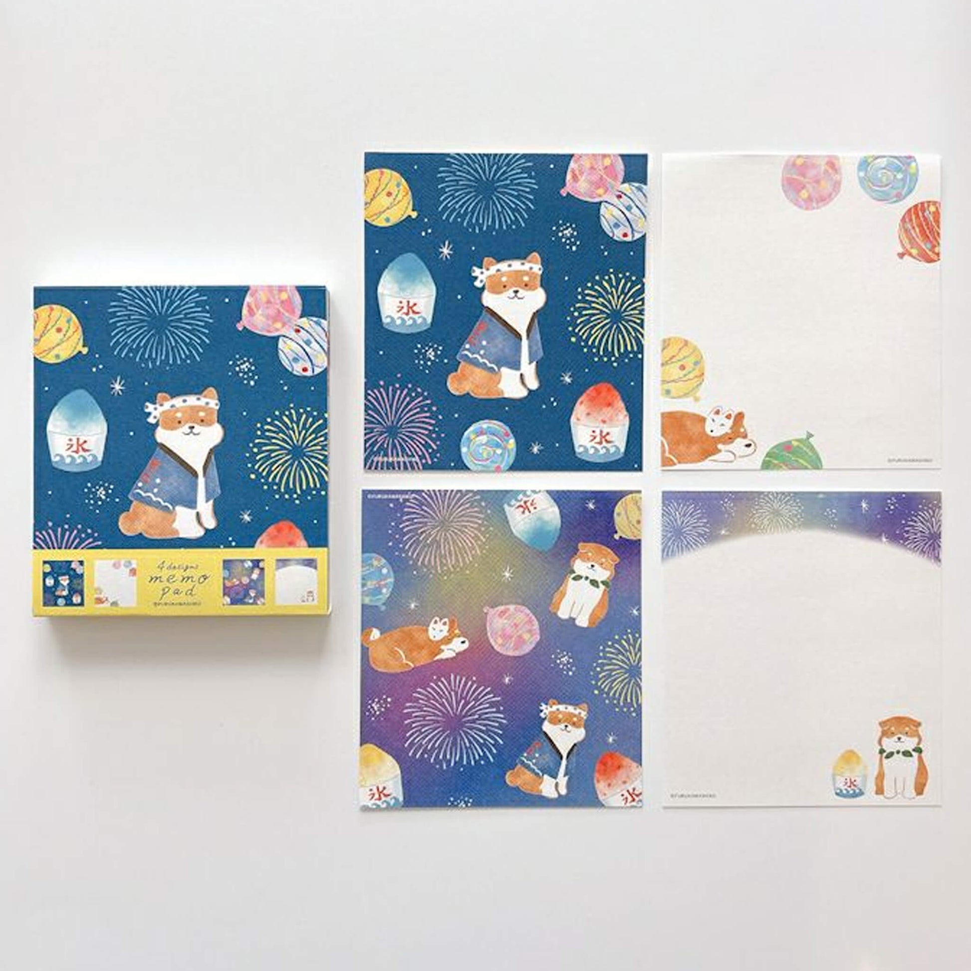 Furukawa Shiko Memo Pad - Shiba Dog and Festival - Wa - Life 2025 Summer Limited - Memo Pads