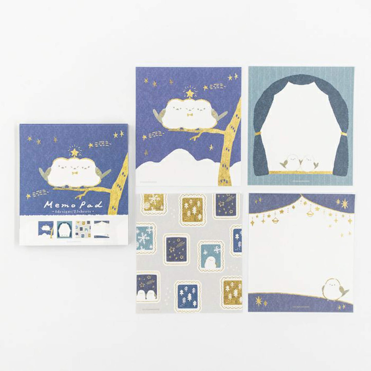 Furukawa Shiko Memo Pad - Star and Bird - Wa - Life 2025 Winter Limited - Memo Pads