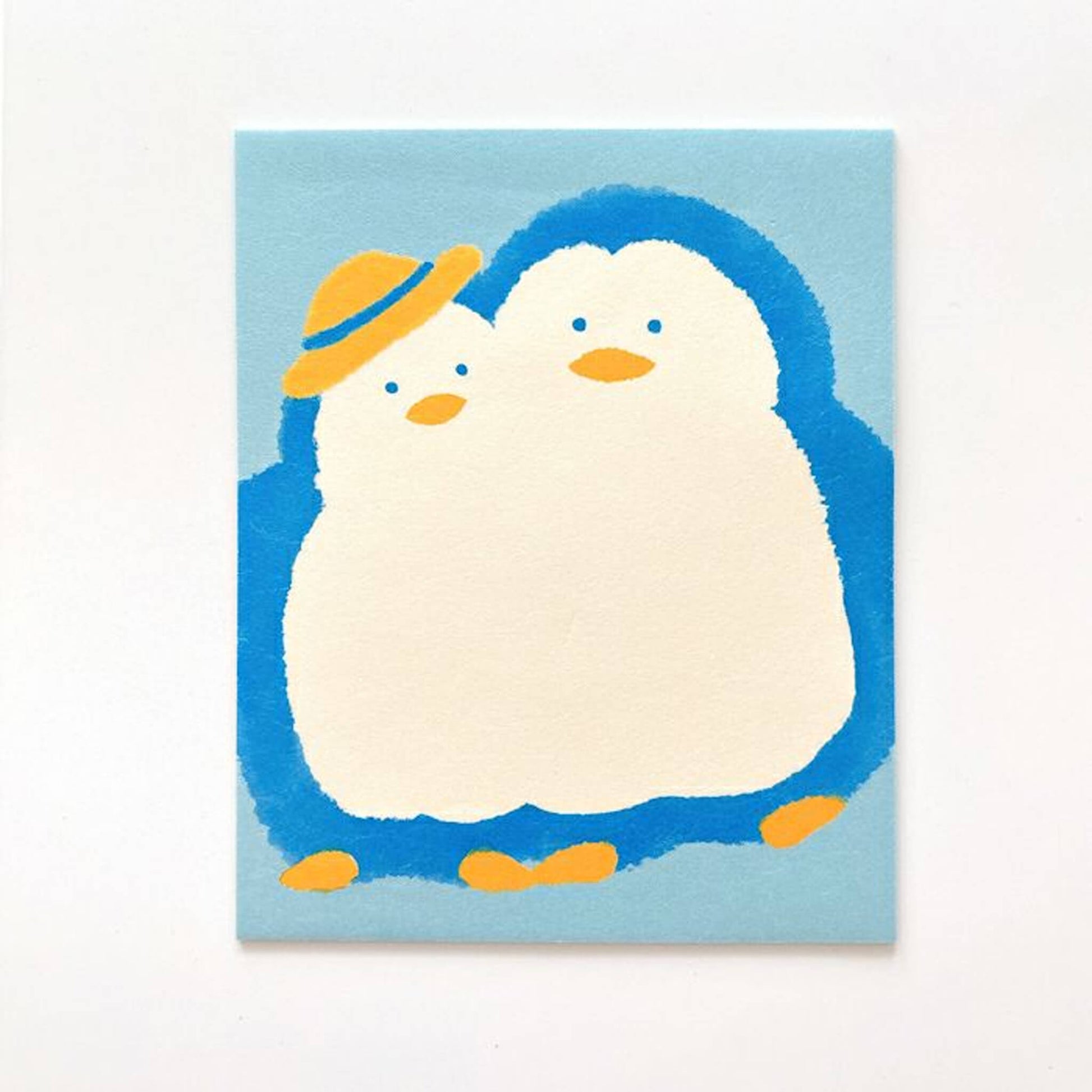 Furukawa Shiko Nagomi Washi Letter Set - Twin Penguins - Wa - Life 2025 Summer Limited - Mini Letter Writing Sets