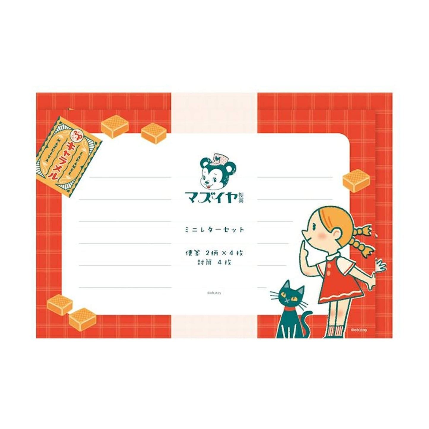 Furukawa Shiko × ob1toy Mini Letter Set - Mazuiya Seika Limited - Mini Letter Writing Sets