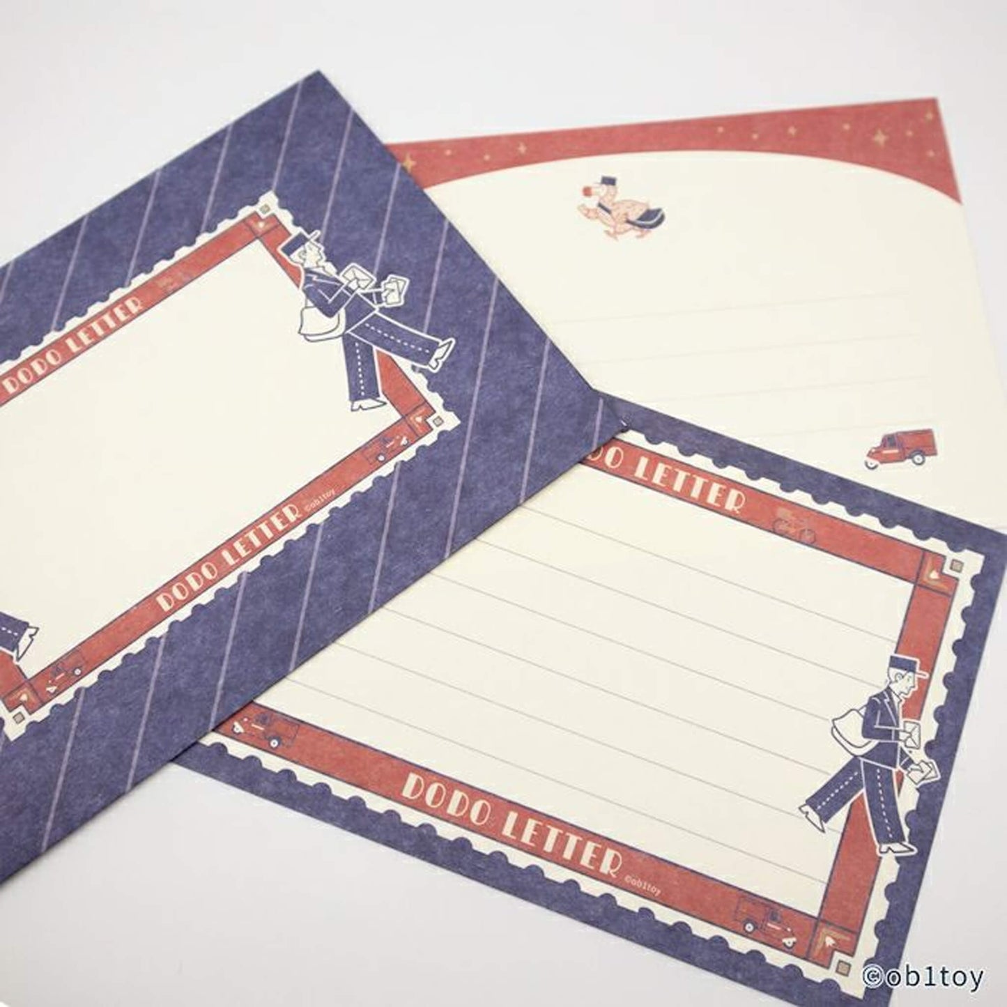Furukawa Shiko × ob1toy Mini Letter Set - Retro Post Limited - Mini Letter Writing Sets
