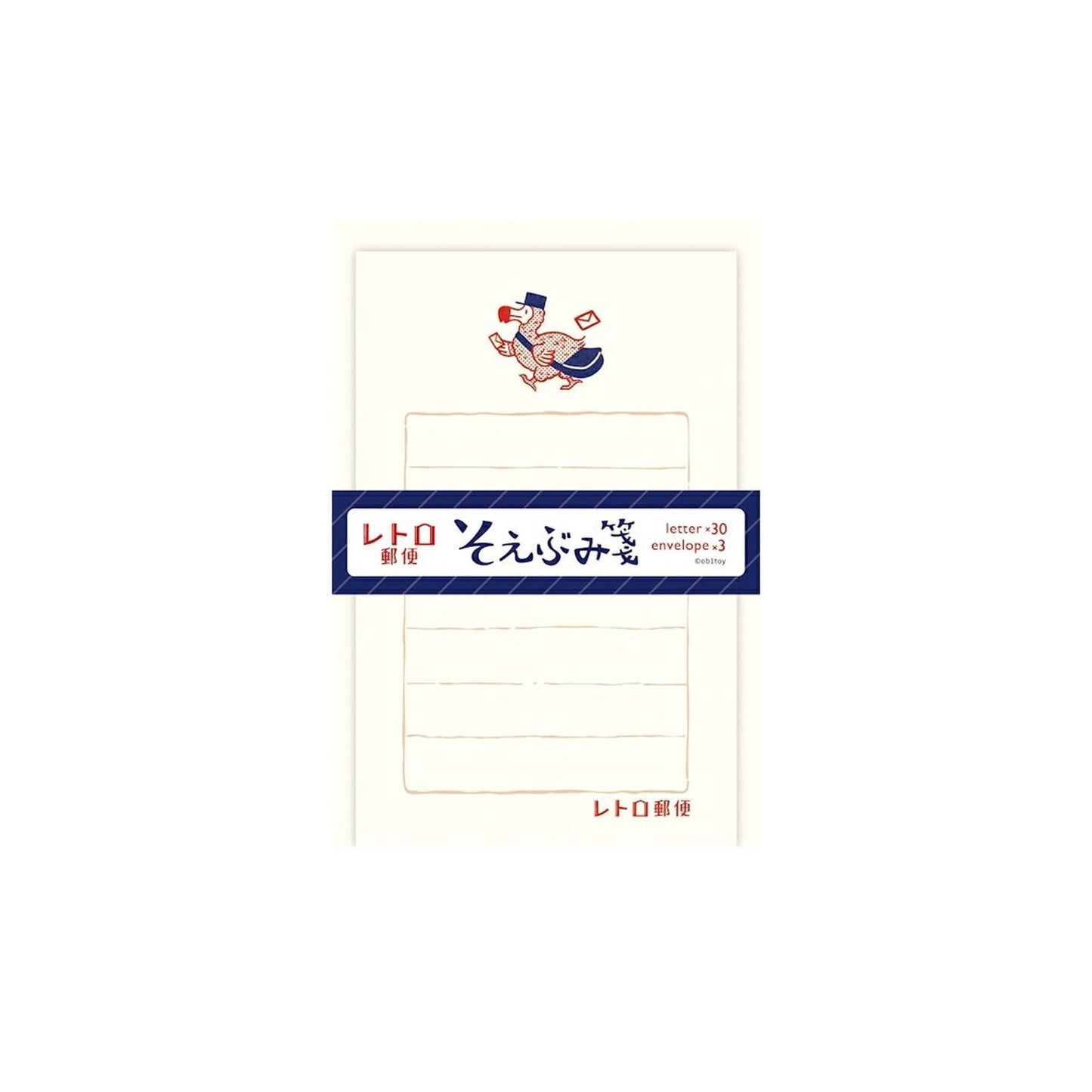 Furukawa Shiko × ob1toy Soebumi - sen Mini Letter Writing Set - Retro Post Limited - Mini Letter Writing Sets