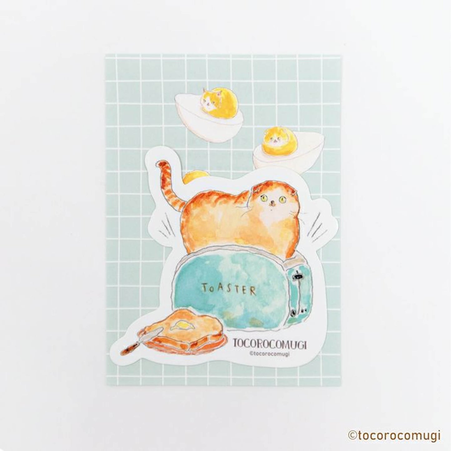Furukawa Shiko × Tocoro Comugi Waterproof Sticker - Morning Limited - Flake Stickers