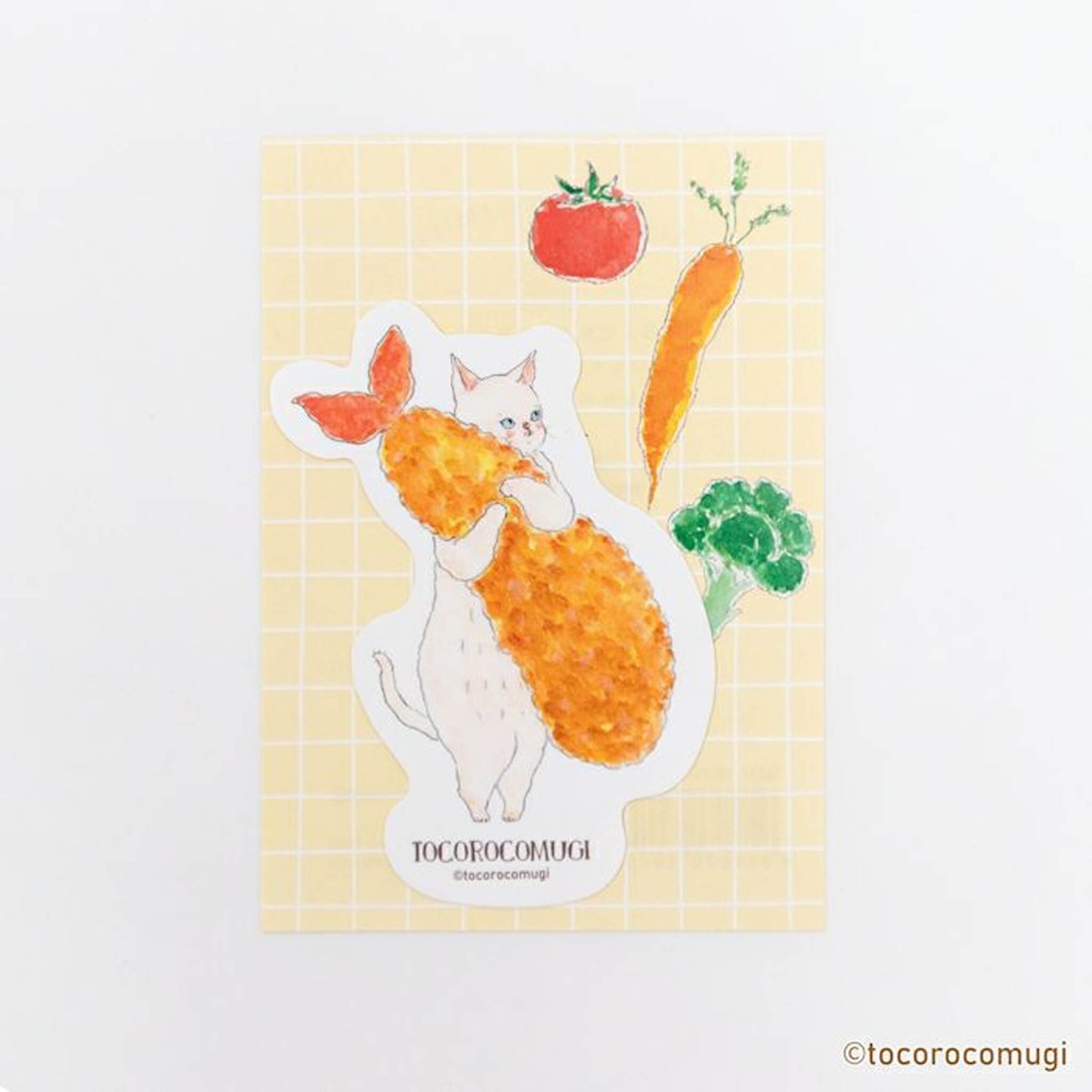 Furukawa Shiko × Tocoro Comugi Waterproof Sticker - Picnic Limited - Flake Stickers