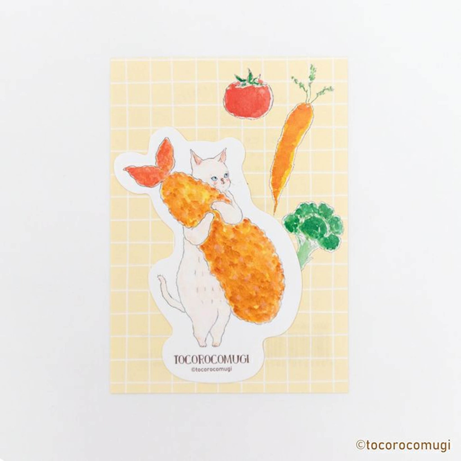 Furukawa Shiko × Tocoro Comugi Waterproof Sticker - Picnic Limited - Flake Stickers