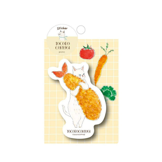 Furukawa Shiko × Tocoro Comugi Waterproof Sticker - Picnic Limited - Flake Stickers