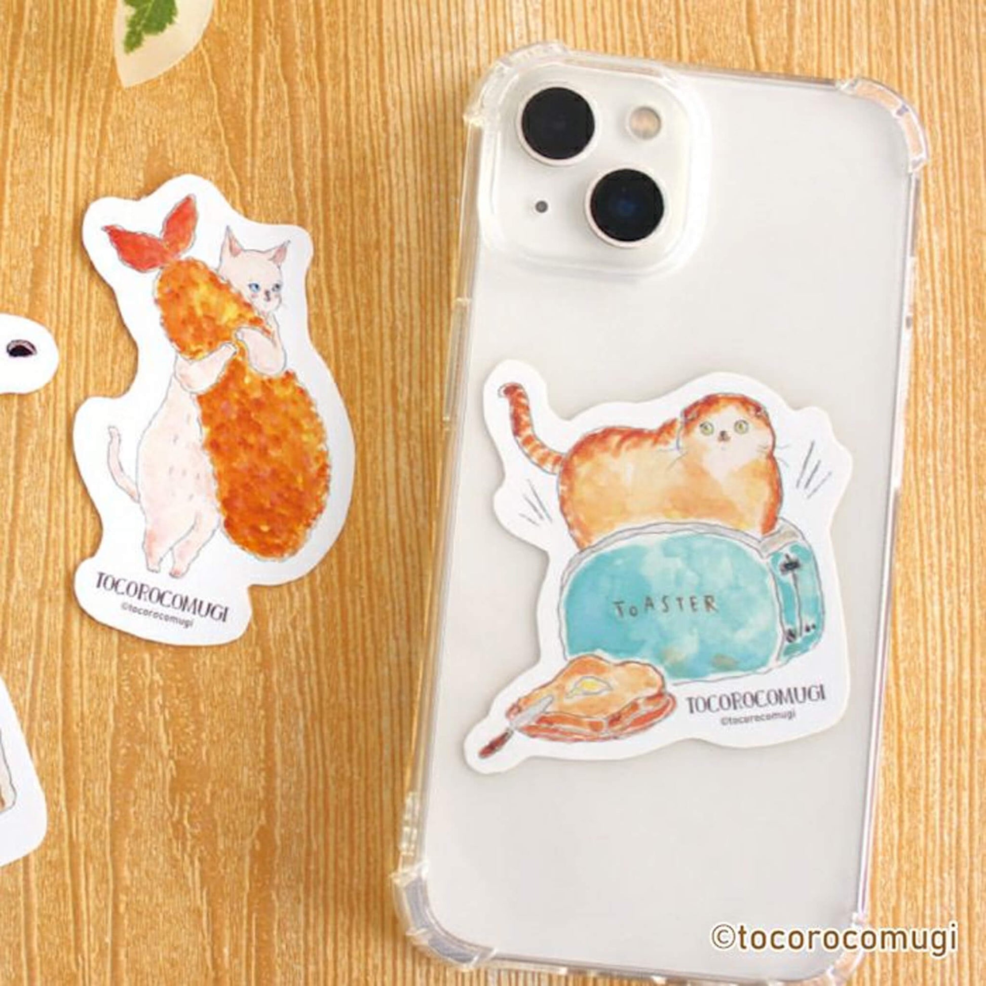 Furukawa Shiko × Tocoro Comugi Waterproof Sticker - Picnic Limited - Flake Stickers