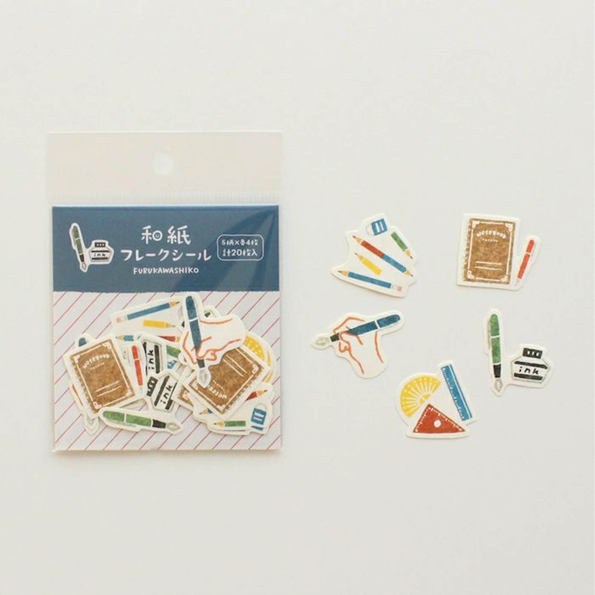 Furukawa Shiko Washi Flake Sticker - Stationery - Flake Stickers