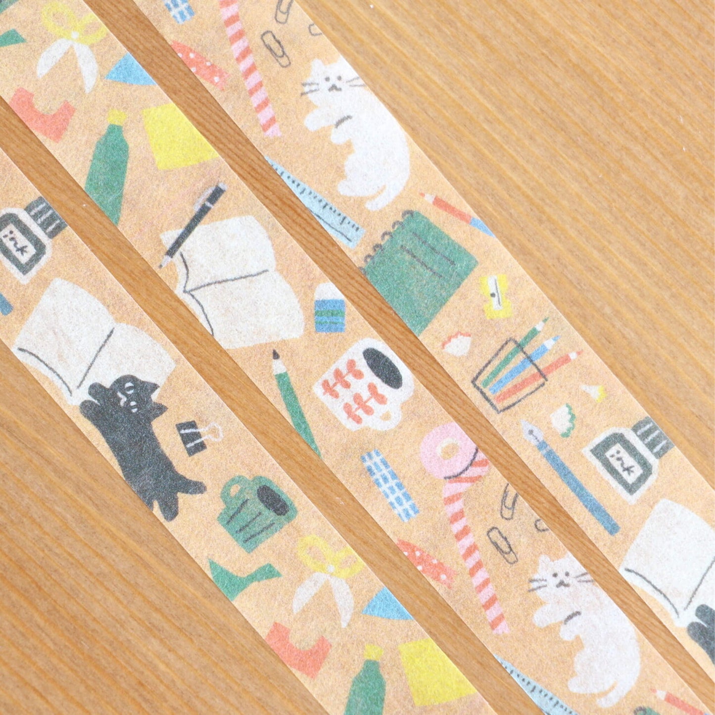 Furukawa Shiko Washi Tape - Cat Stationery - Watashi Biyori - Washi Tapes