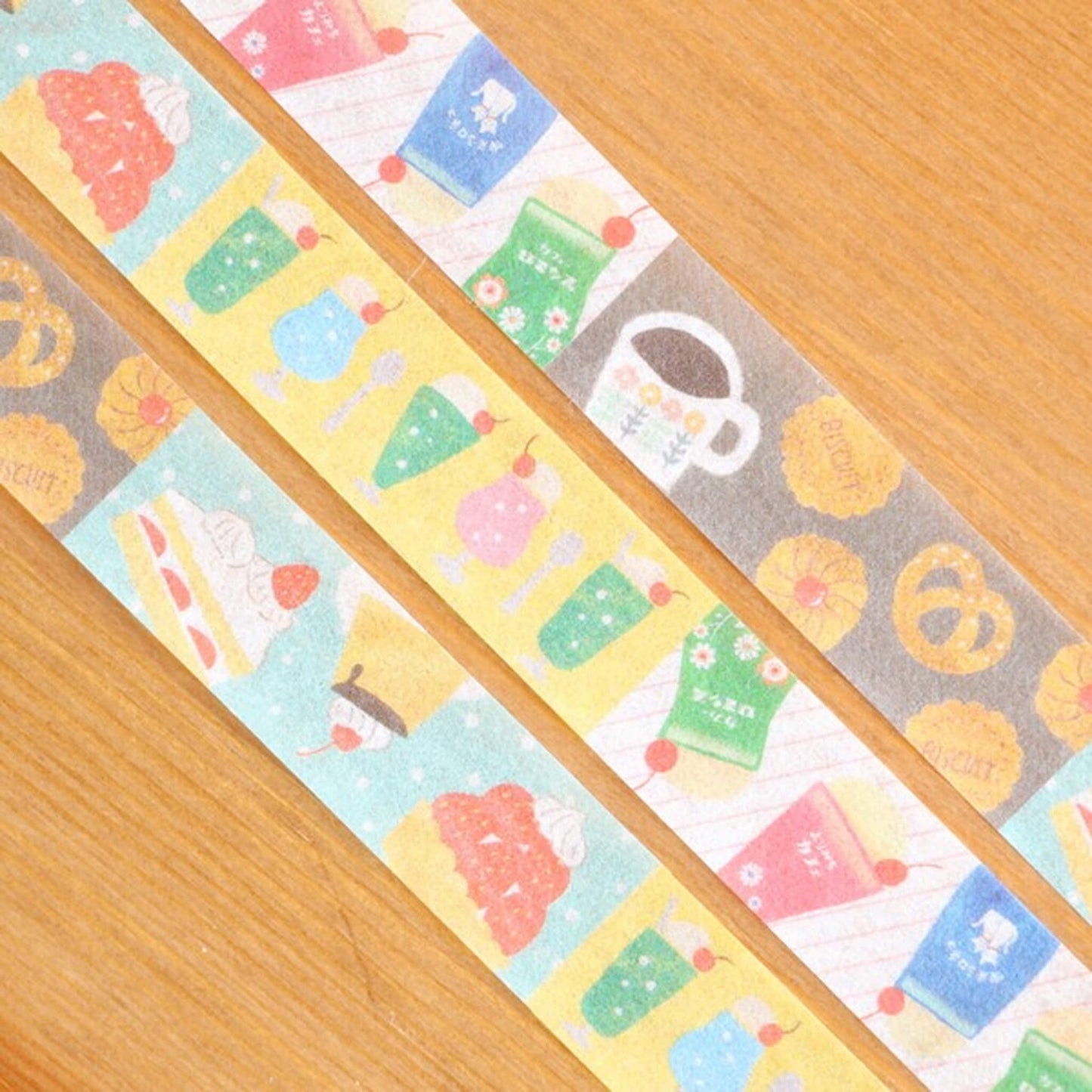 Furukawa Shiko Washi Tape - Retro Cáfe - Watashi Biyori - Washi Tapes
