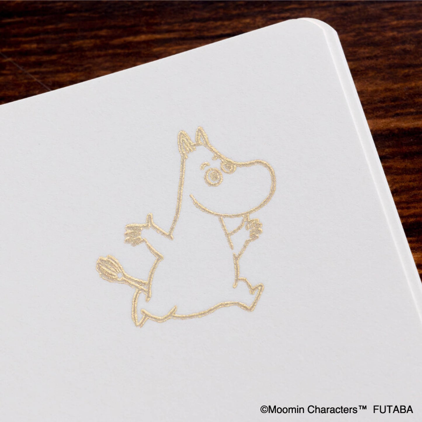 Futaba Moomin 80th Anniversary Stamp Ink Pad Gold - Stamp Ink Pads