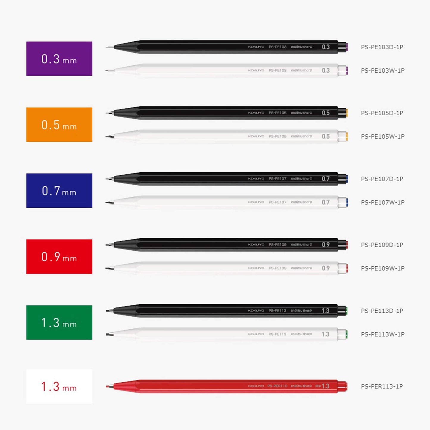 Kokuyo Enpitsu Sharp Mechanical Pencil 1.3mm