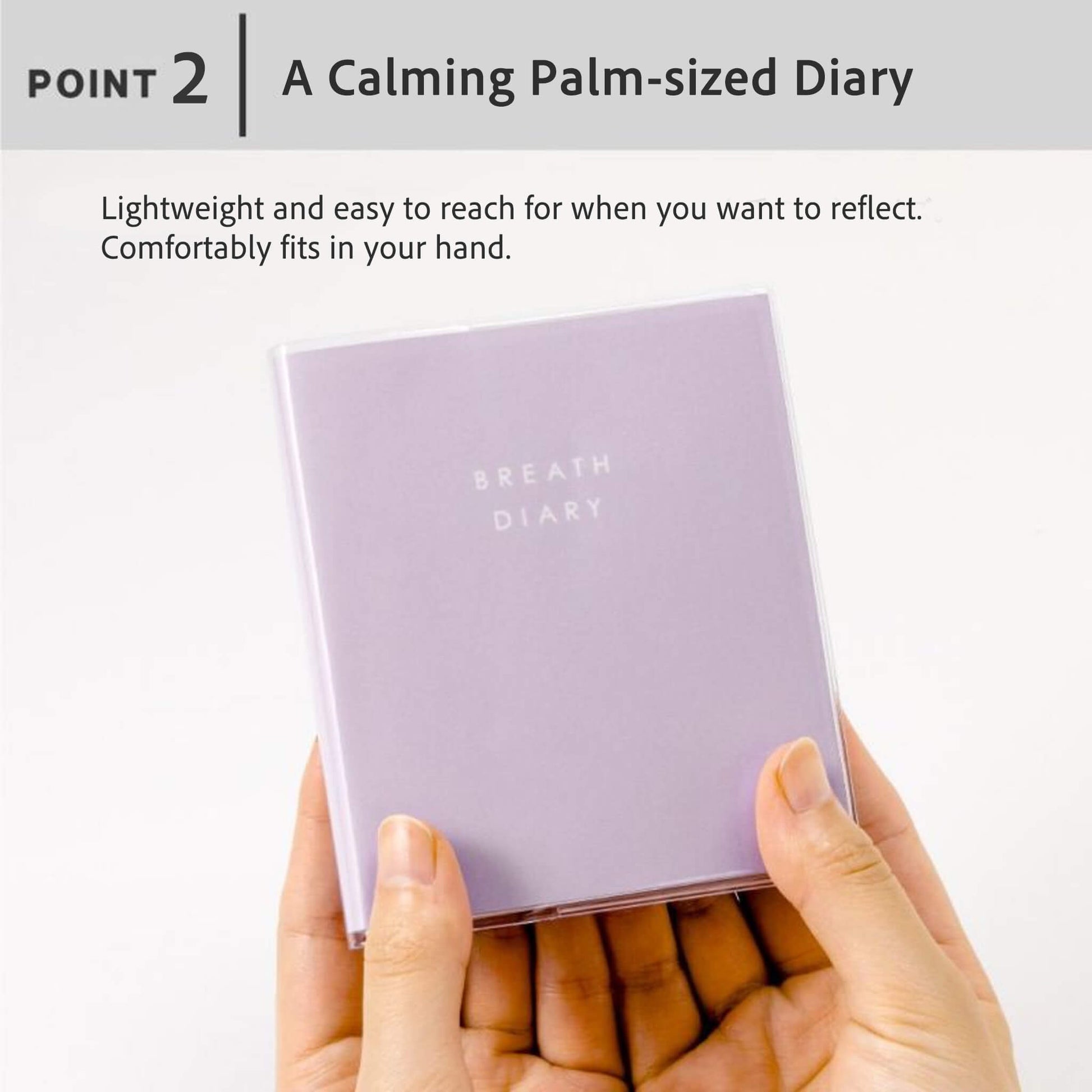 Iroha Publishing Breath Diary - Pink Purple - Diaries & Planners