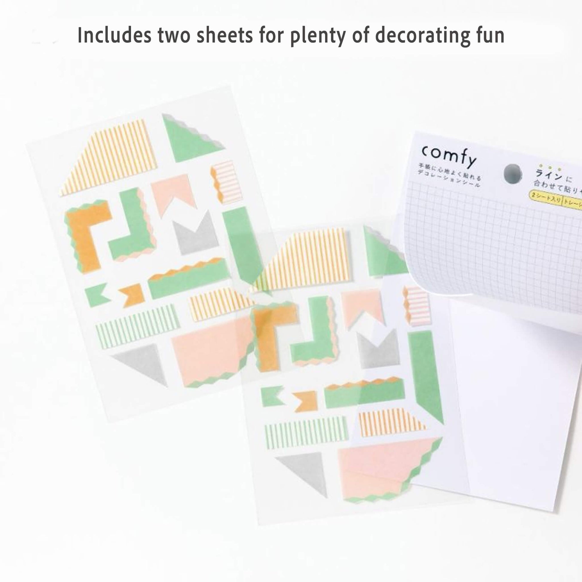 Iroha Publishing Comfy Journal Sticker Line - Blue - Sticker Sheets