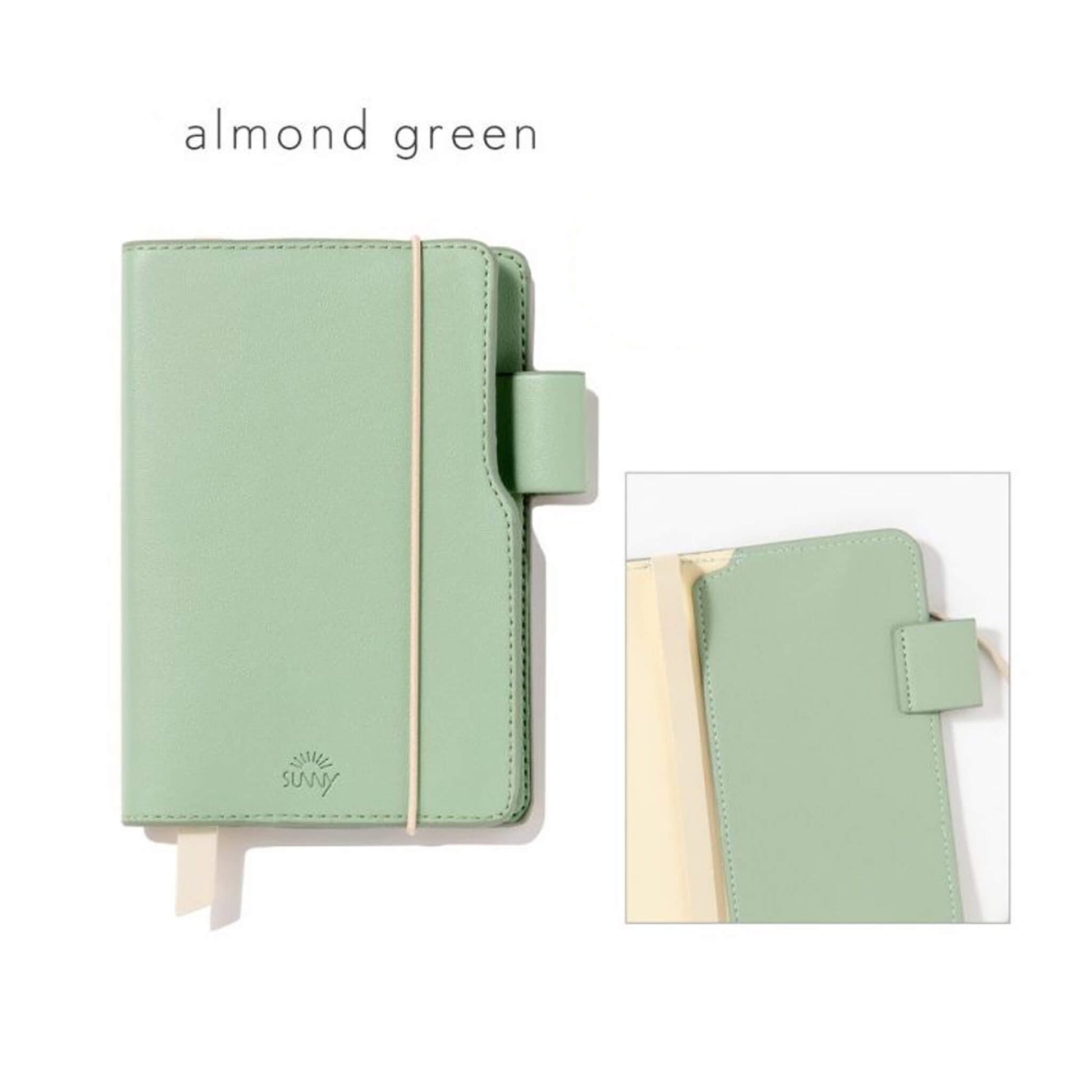 Iroha Publishing Sunny Light Notebook Free Monthly - Almond Green - Notebooks