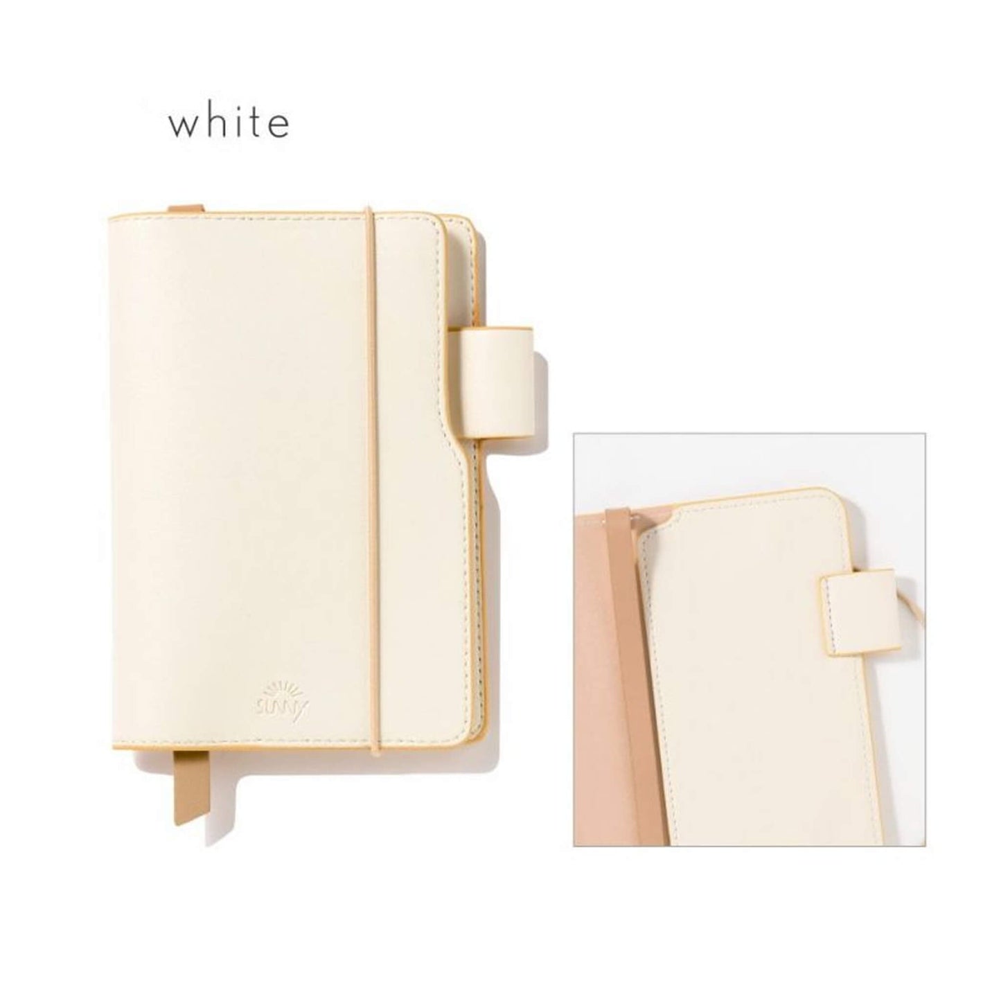 Iroha Publishing Sunny Light Notebook Free Monthly - White - Notebooks