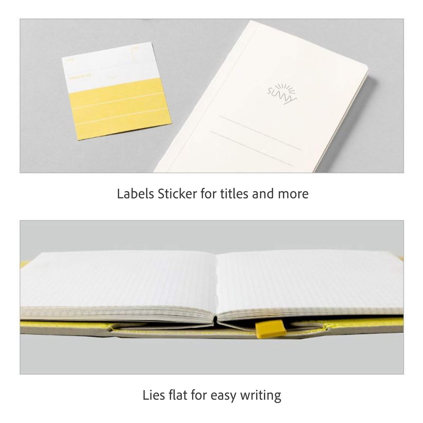 Iroha Publishing Sunny Light Notebook Free Monthly - Yellow - Notebooks